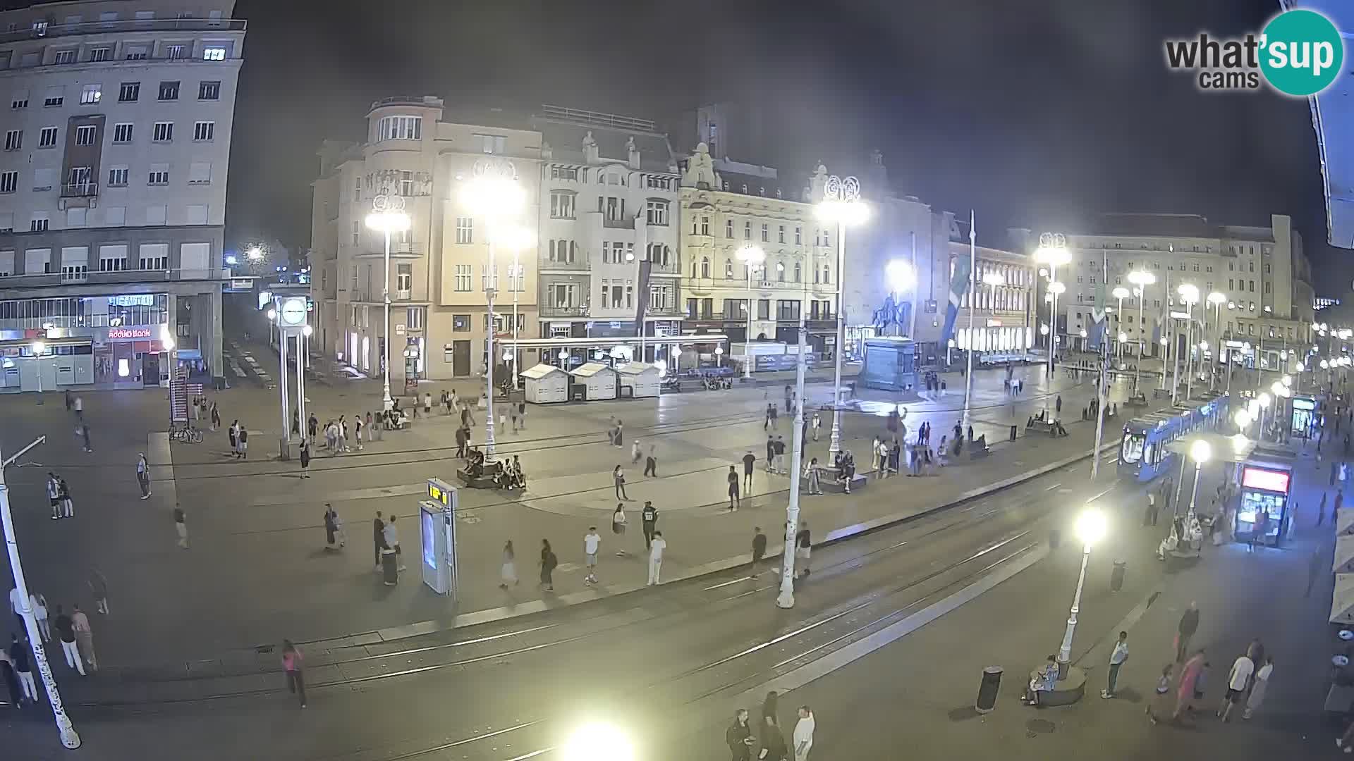 Webcam Zagabria Ban Jelacic piazza | Croazia