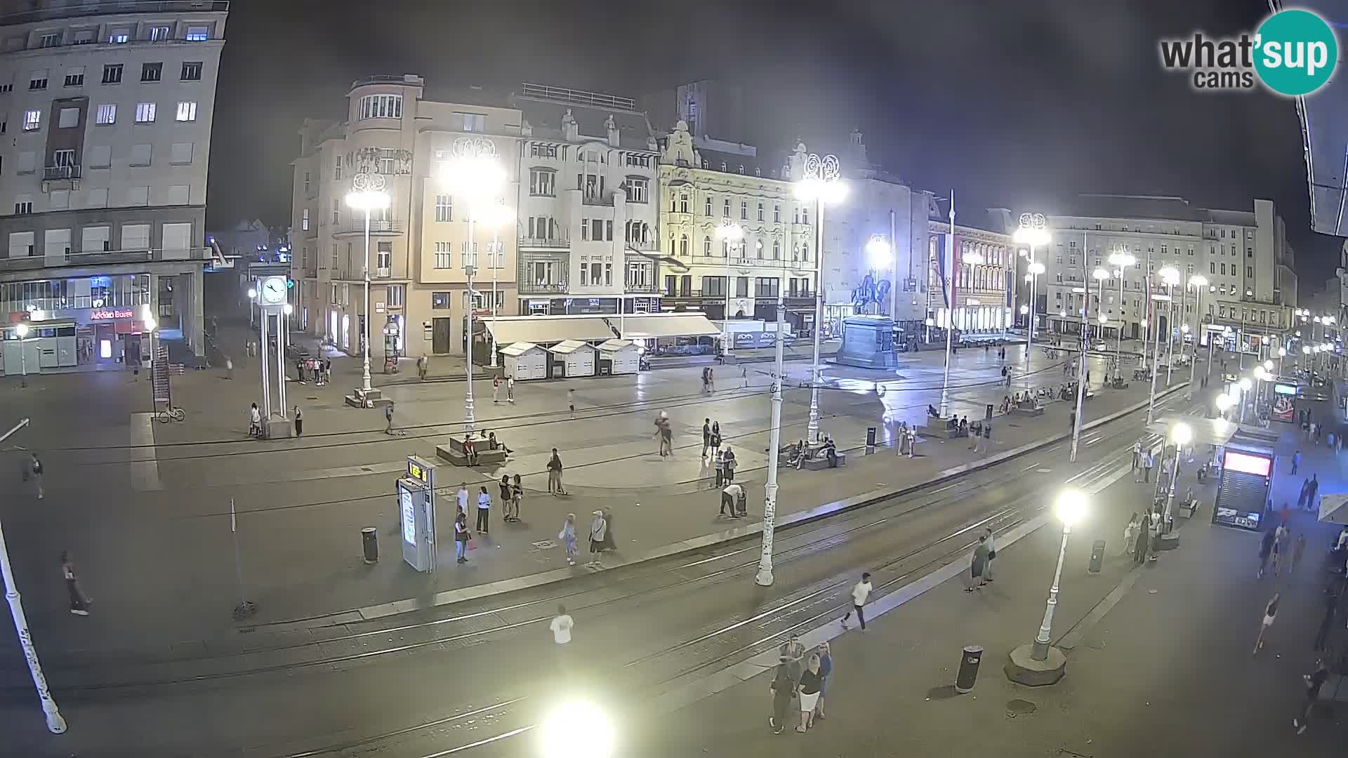 Zagreb webcam Ban Jelacica Platz | Kroatien