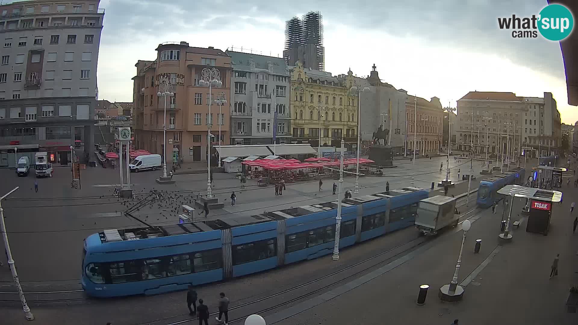 Zagreb live cam Bana Jelačića
