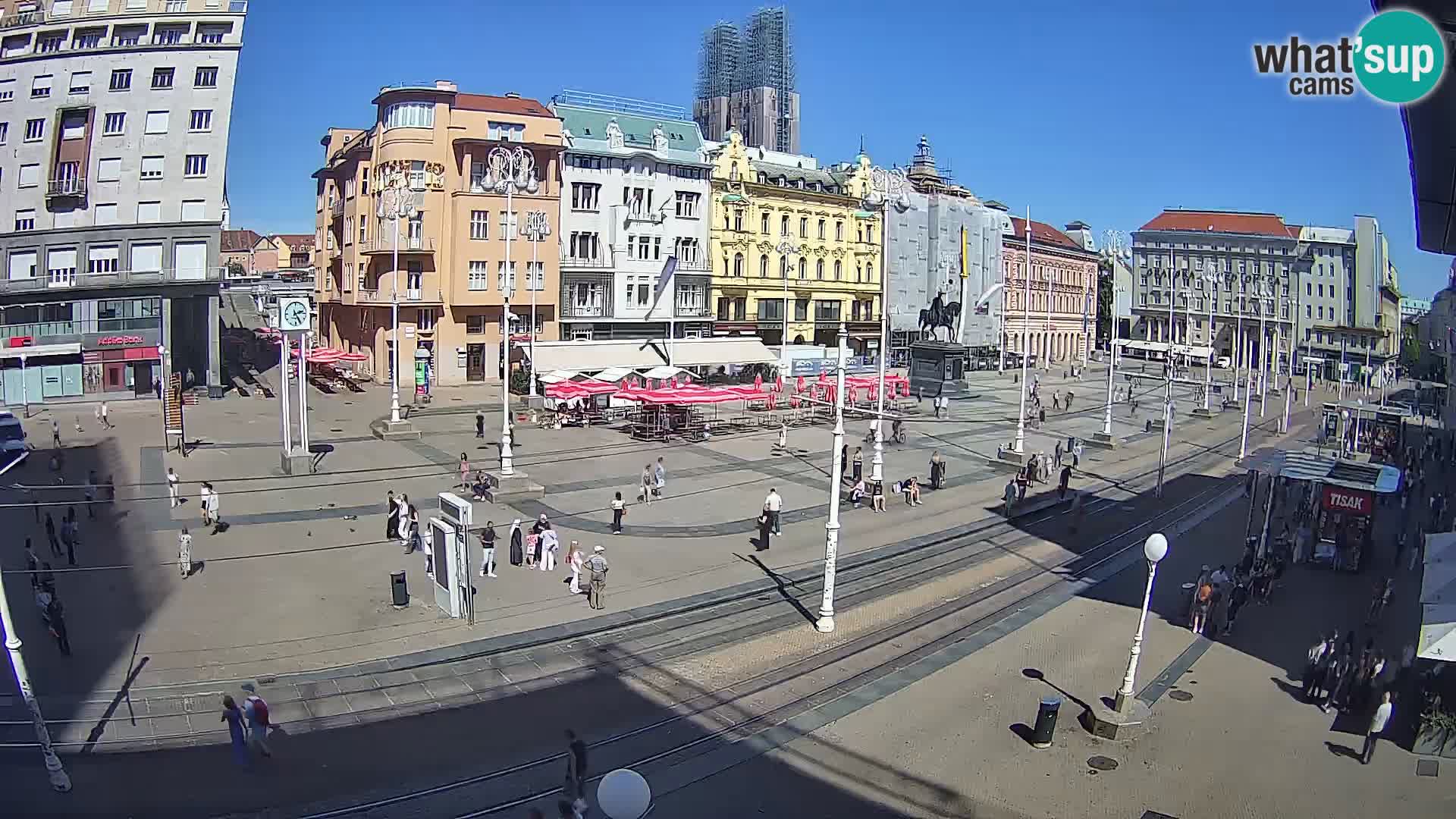 Zagreb live cam Bana Jelačića
