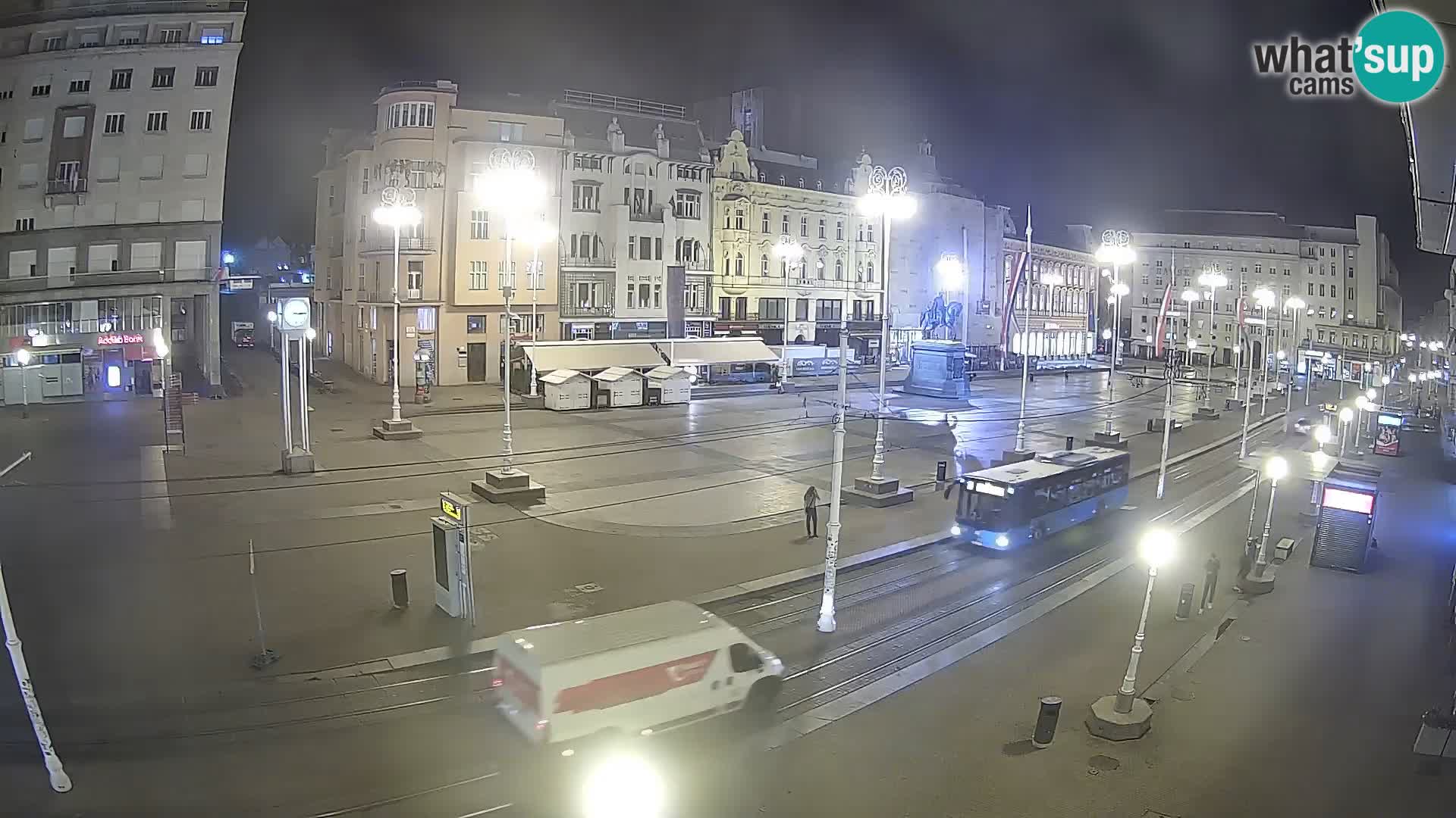 Webcam Zagreb Bana Jelačića square | Croatia