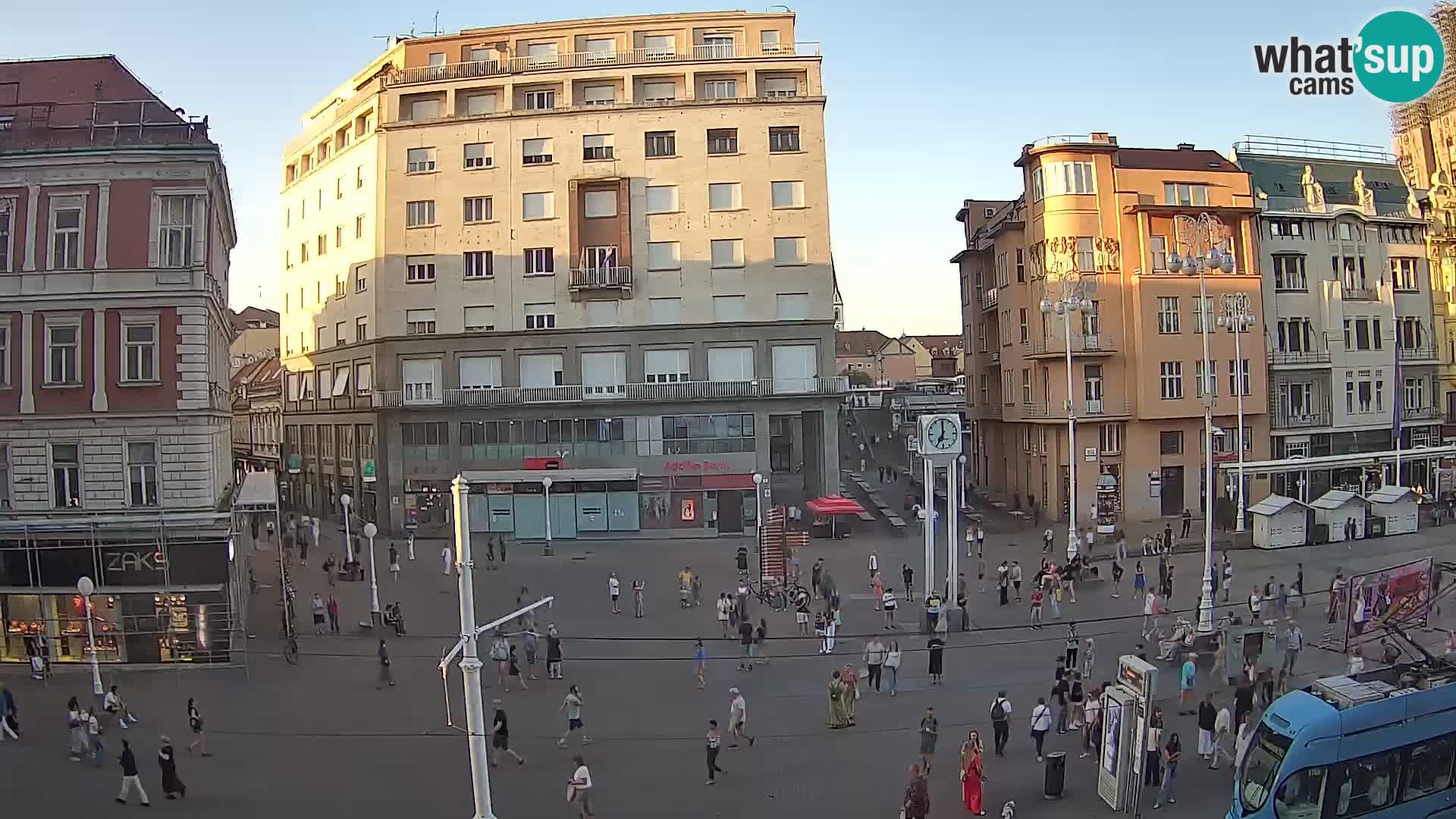 Webcam Zagabria Ban Jelacic piazza | Croazia