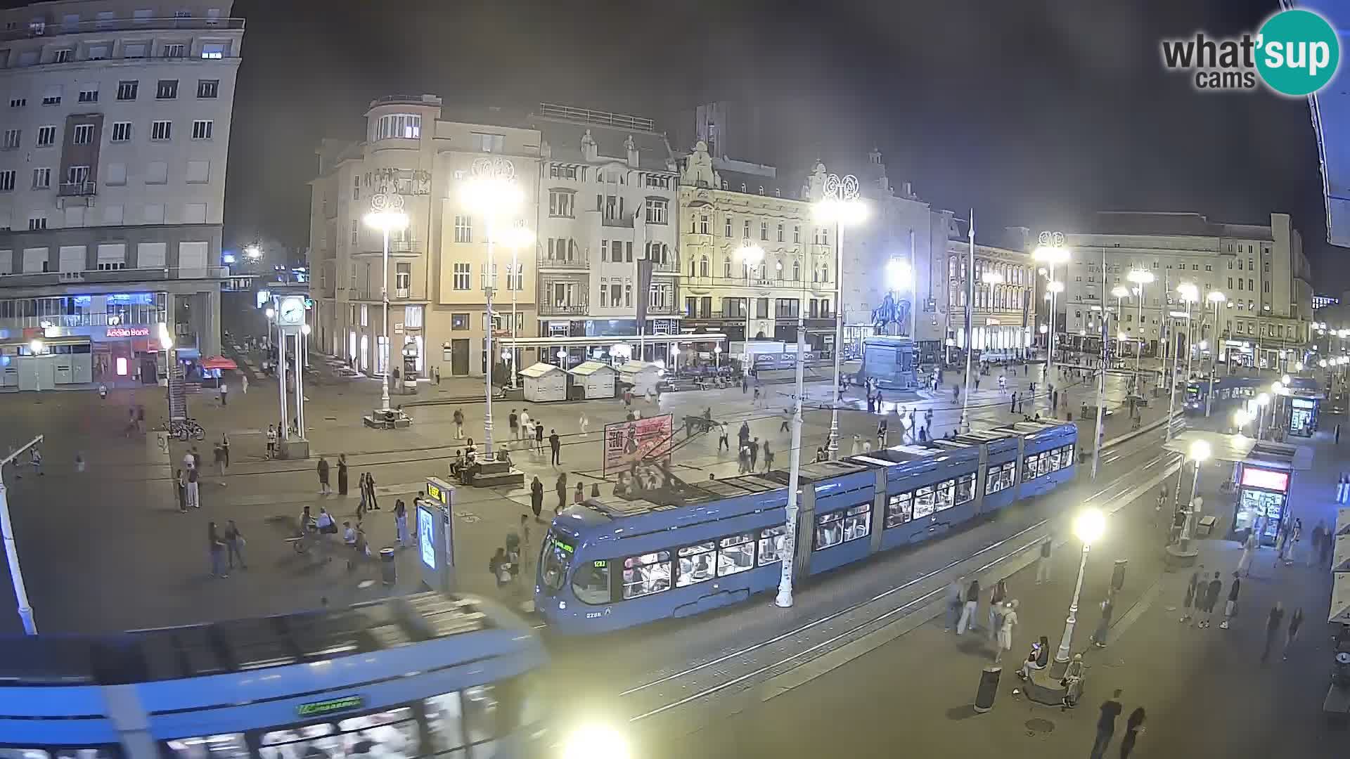 Live Cam Zagreb Ban Jelačić place | Croatie