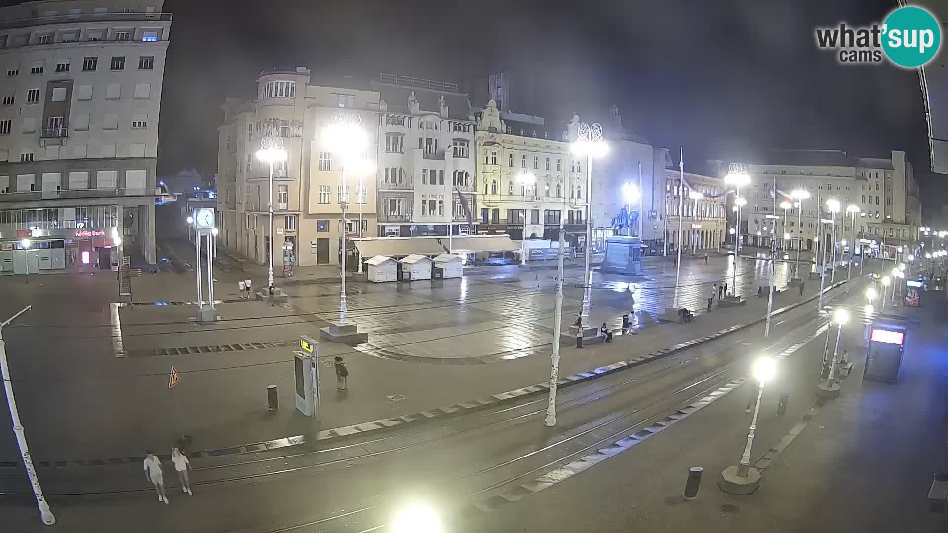 Webcam Zagabria Ban Jelacic piazza | Croazia