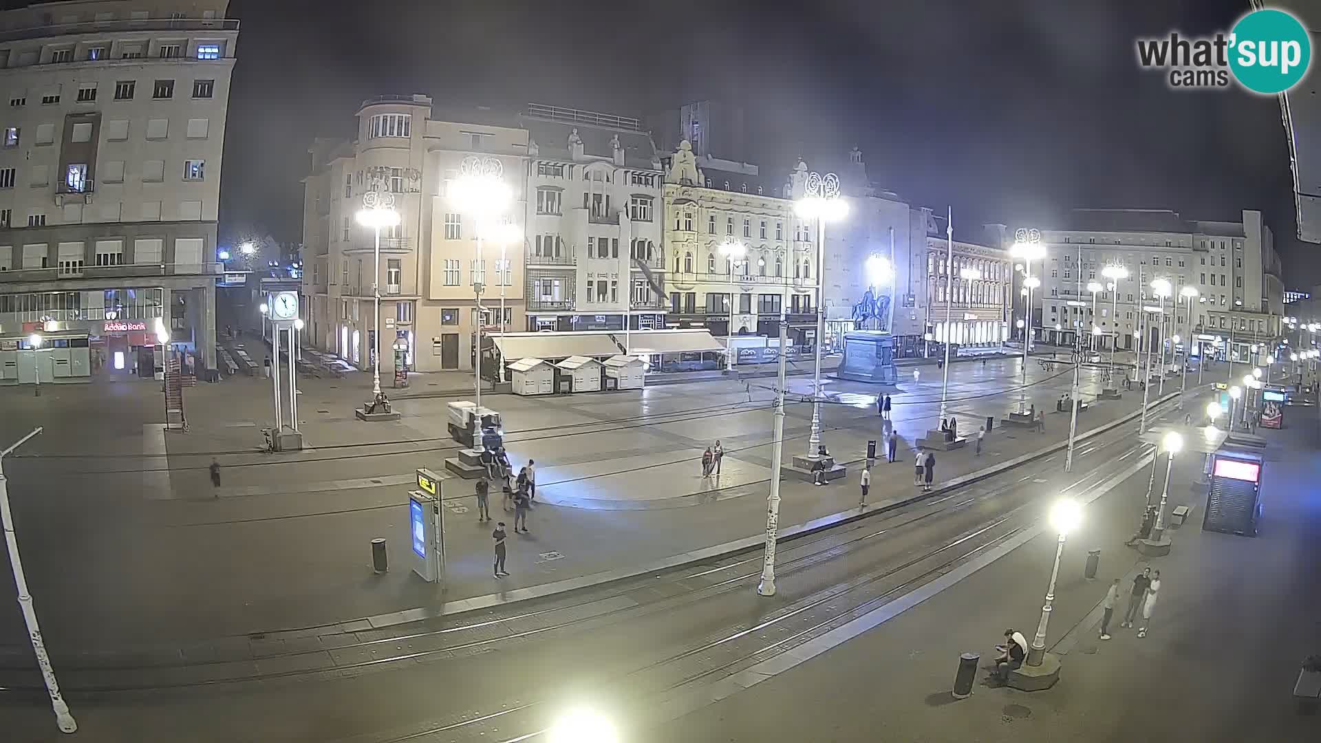 Webcam Zagreb Bana Jelačića square | Croatia