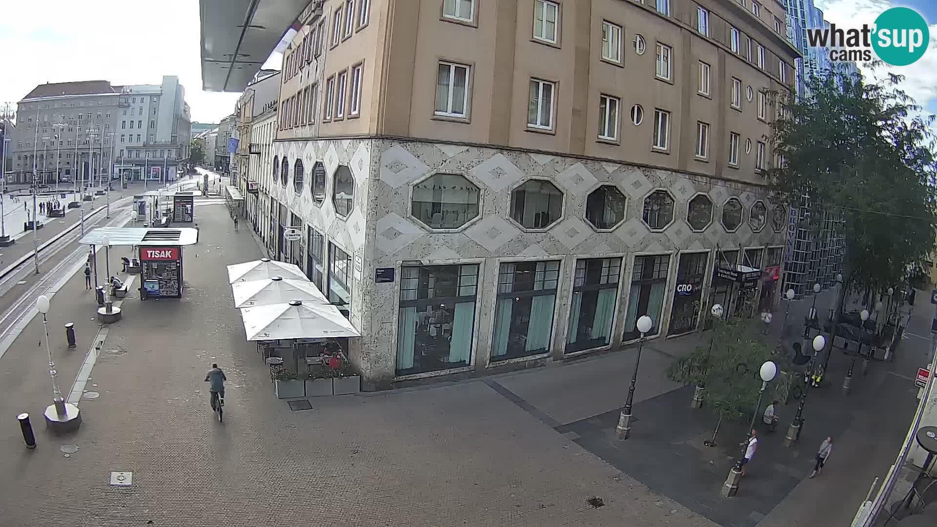 Webcam Zagreb Bana Jelačića square | Croatia
