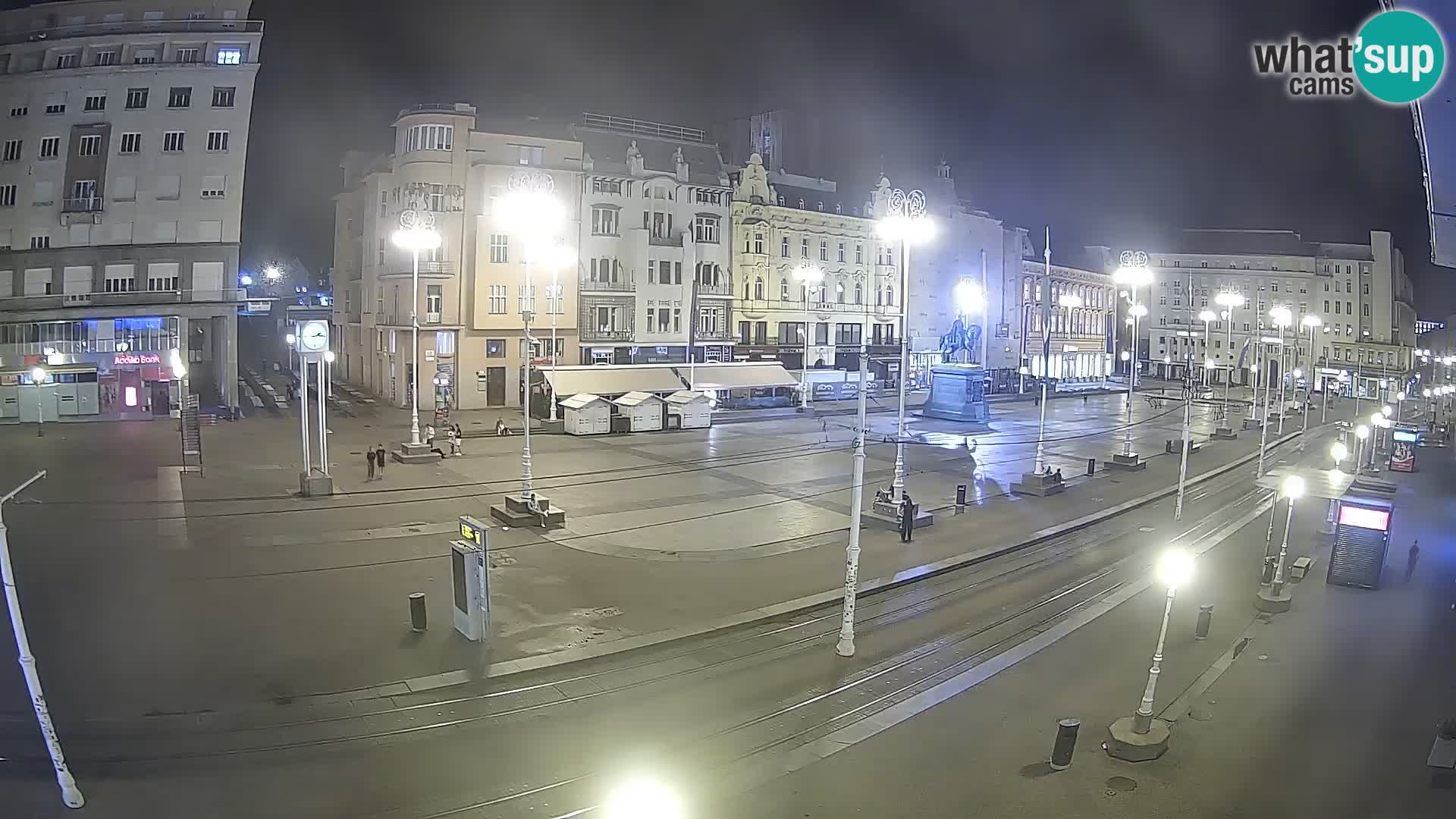 Webcam Zagreb Bana Jelačića square | Croatia