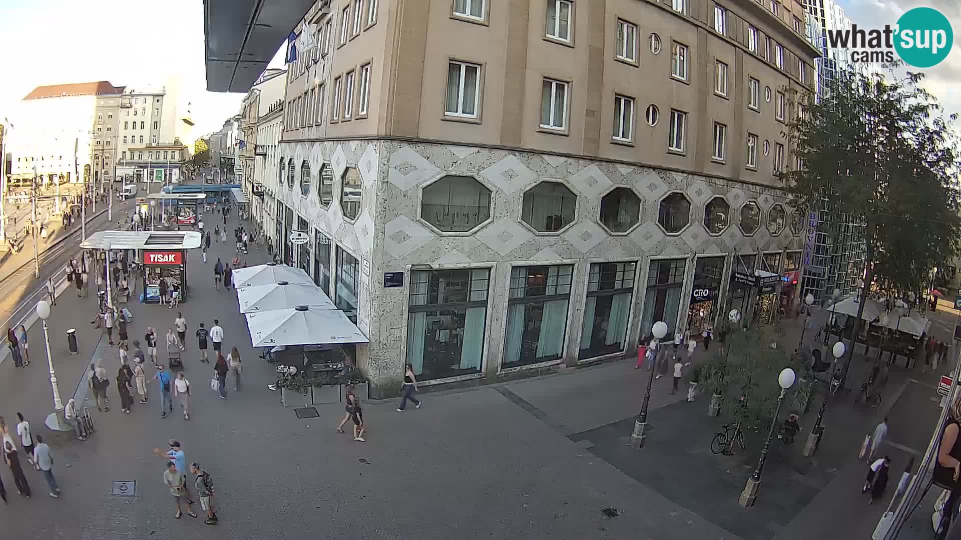 Zagreb live cam Bana Jelačića