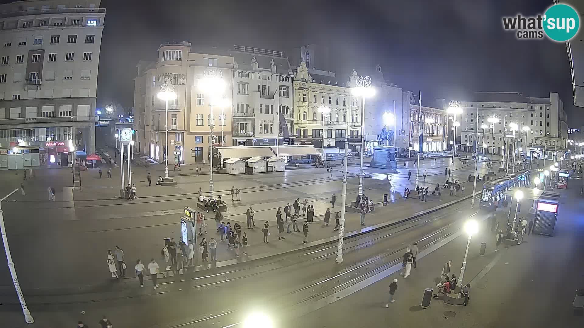 Zagreb webcam Ban Jelacica Platz | Kroatien