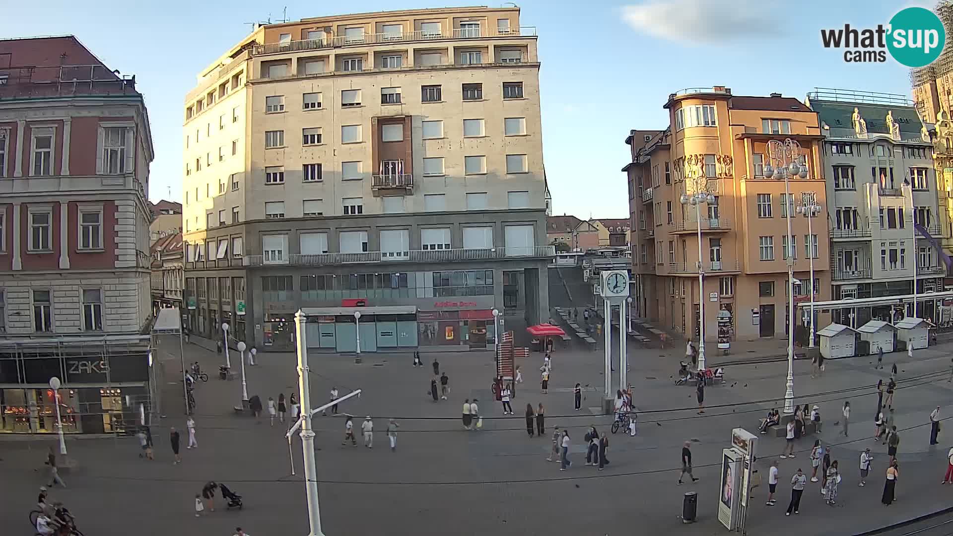 Webcam Zagabria Ban Jelacic piazza | Croazia