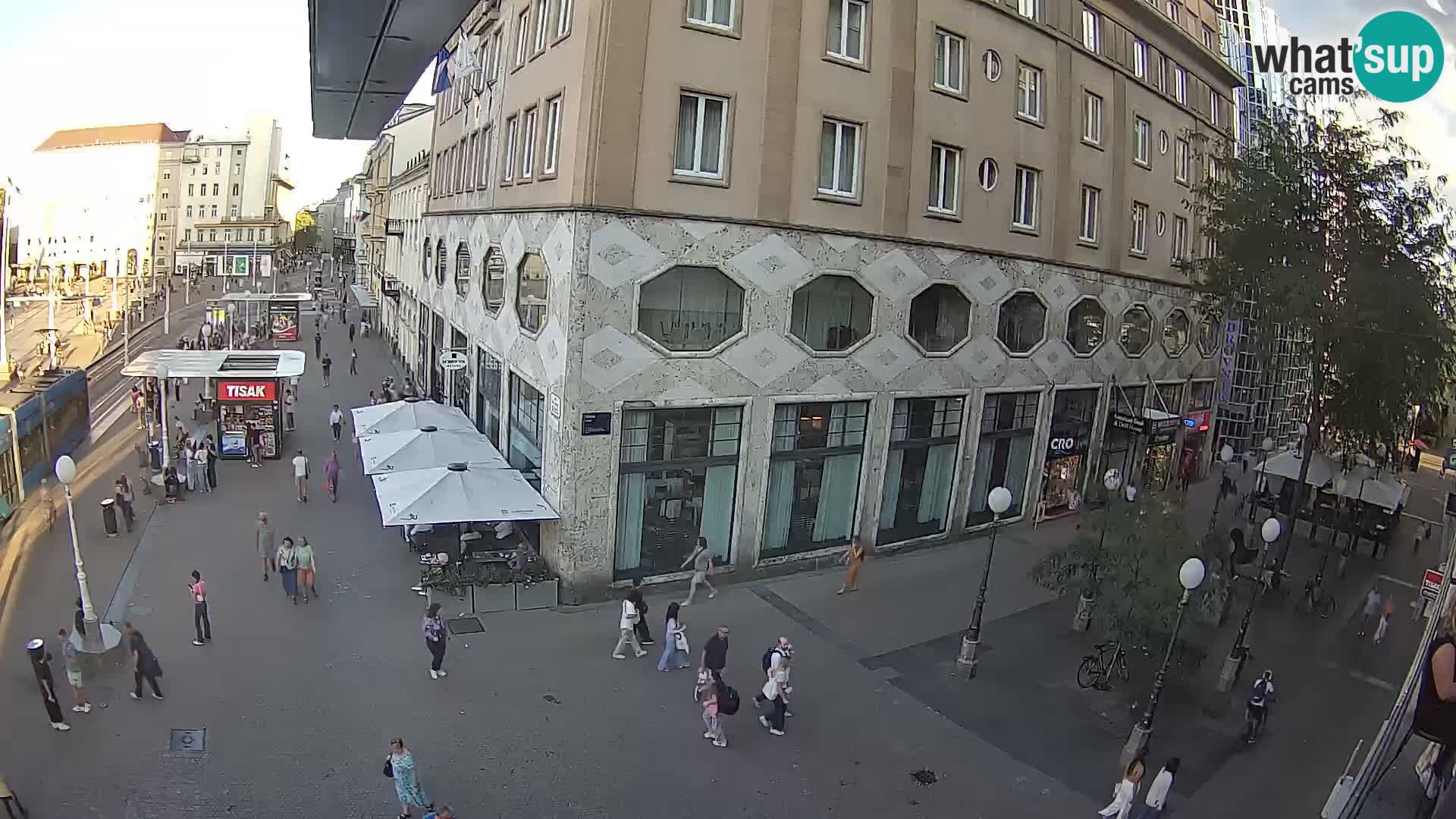 Live Cam Zagreb Ban Jelačić place | Croatie