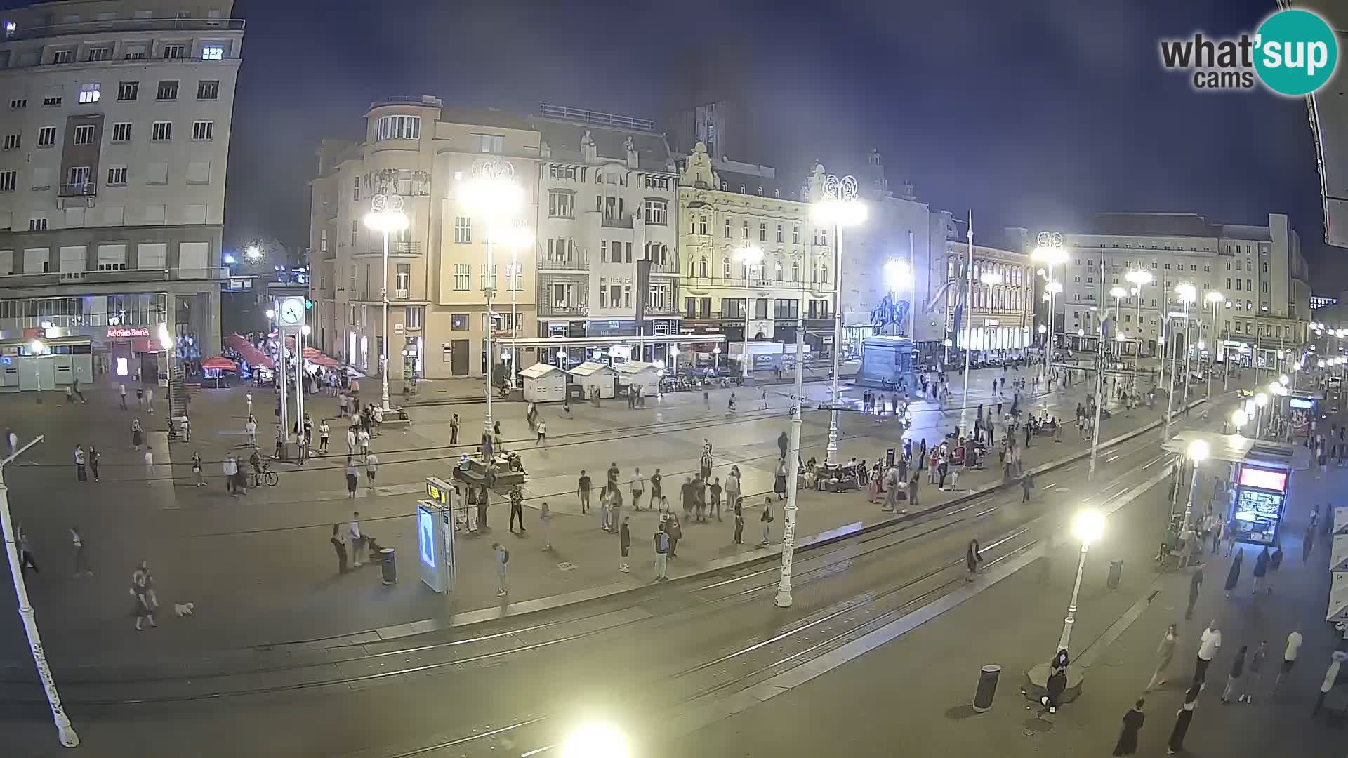 Live Cam Zagreb Ban Jelačić place | Croatie