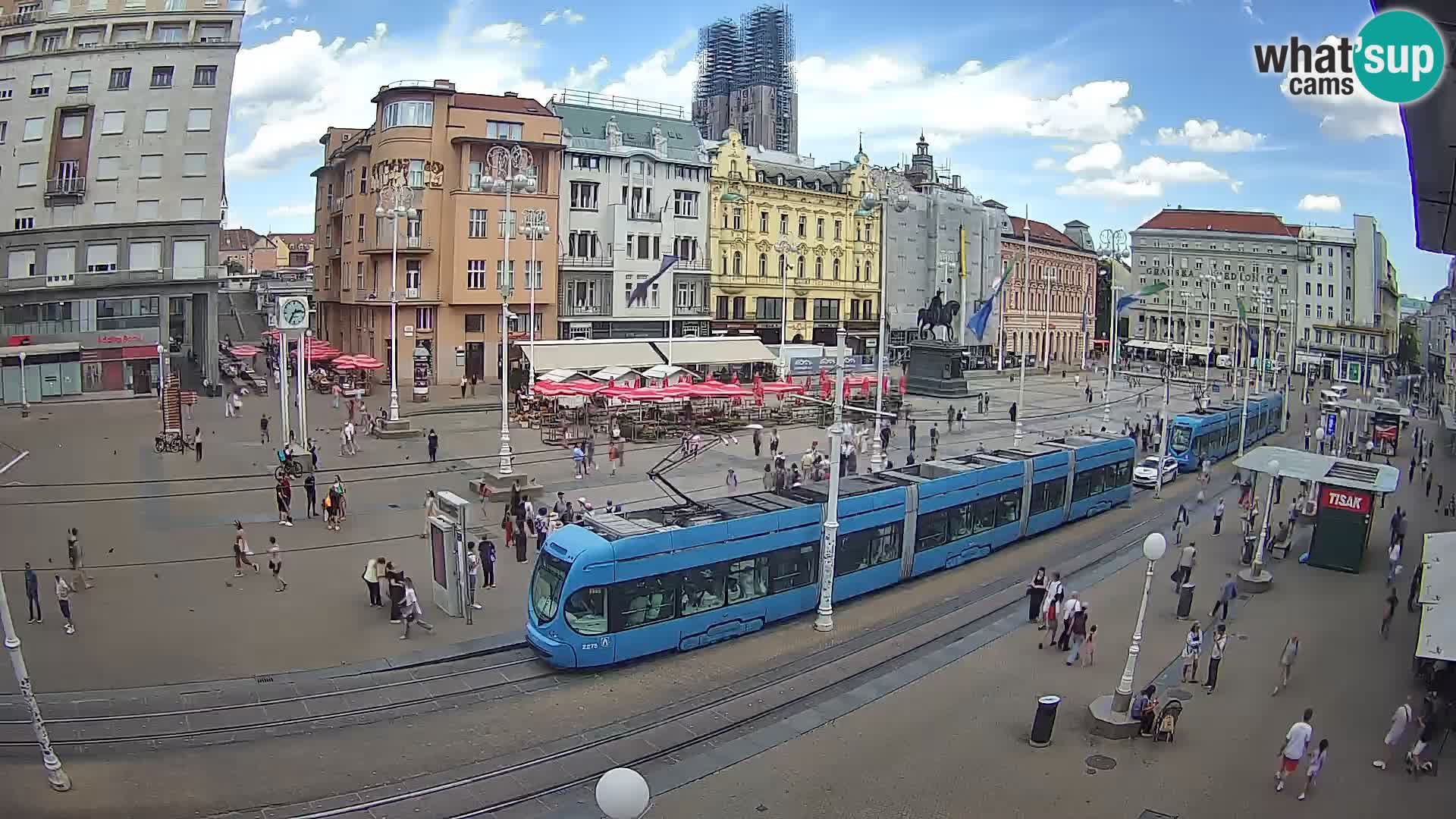 Spletna kamera Zagreb Ban Jelačić