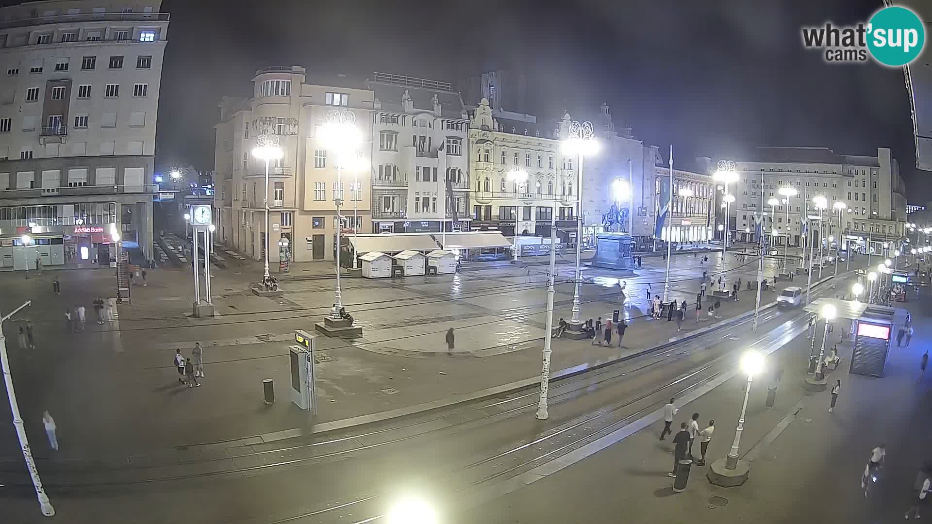 Zagreb webcam Ban Jelacica Platz | Kroatien