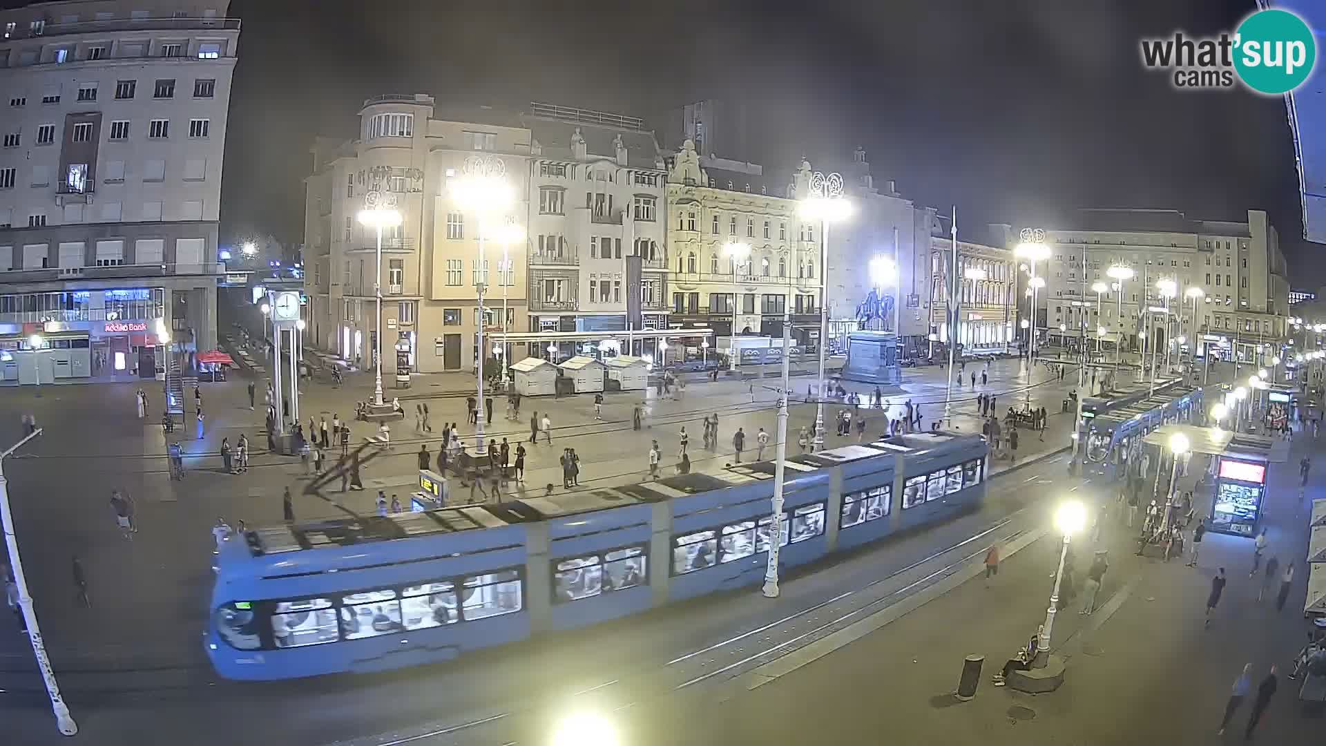 Webcam Zagreb Bana Jelačića square | Croatia