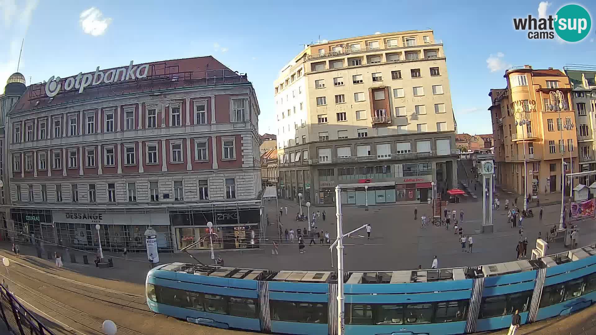 Live Cam Zagreb Ban Jelačić place | Croatie