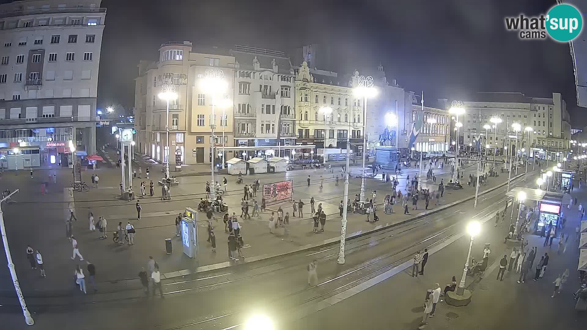 Live Cam Zagreb Ban Jelačić place | Croatie