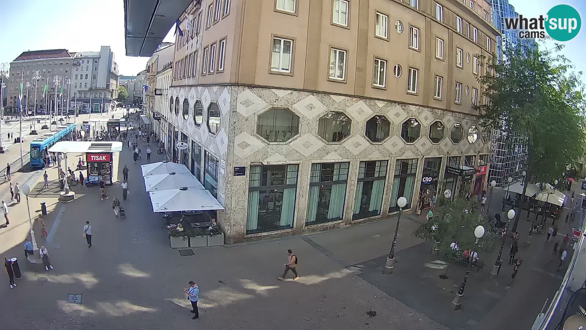 Zagreb webcam Ban Jelacica Platz | Kroatien