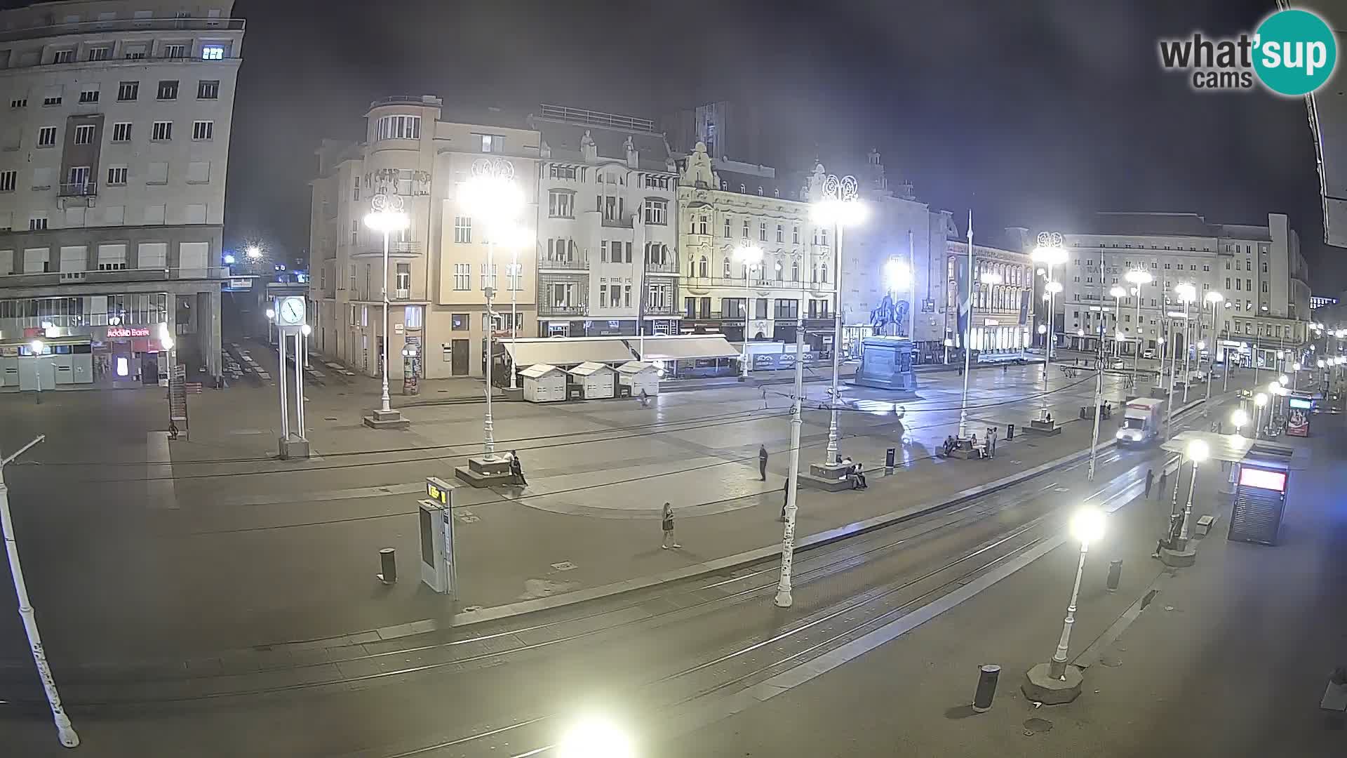 Webcam Zagreb Bana Jelačića square | Croatia