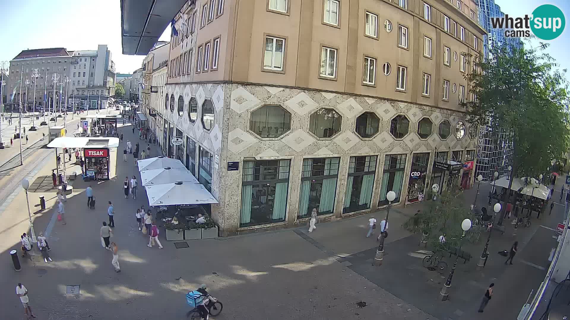 Zagreb webcam Ban Jelacica Platz | Kroatien
