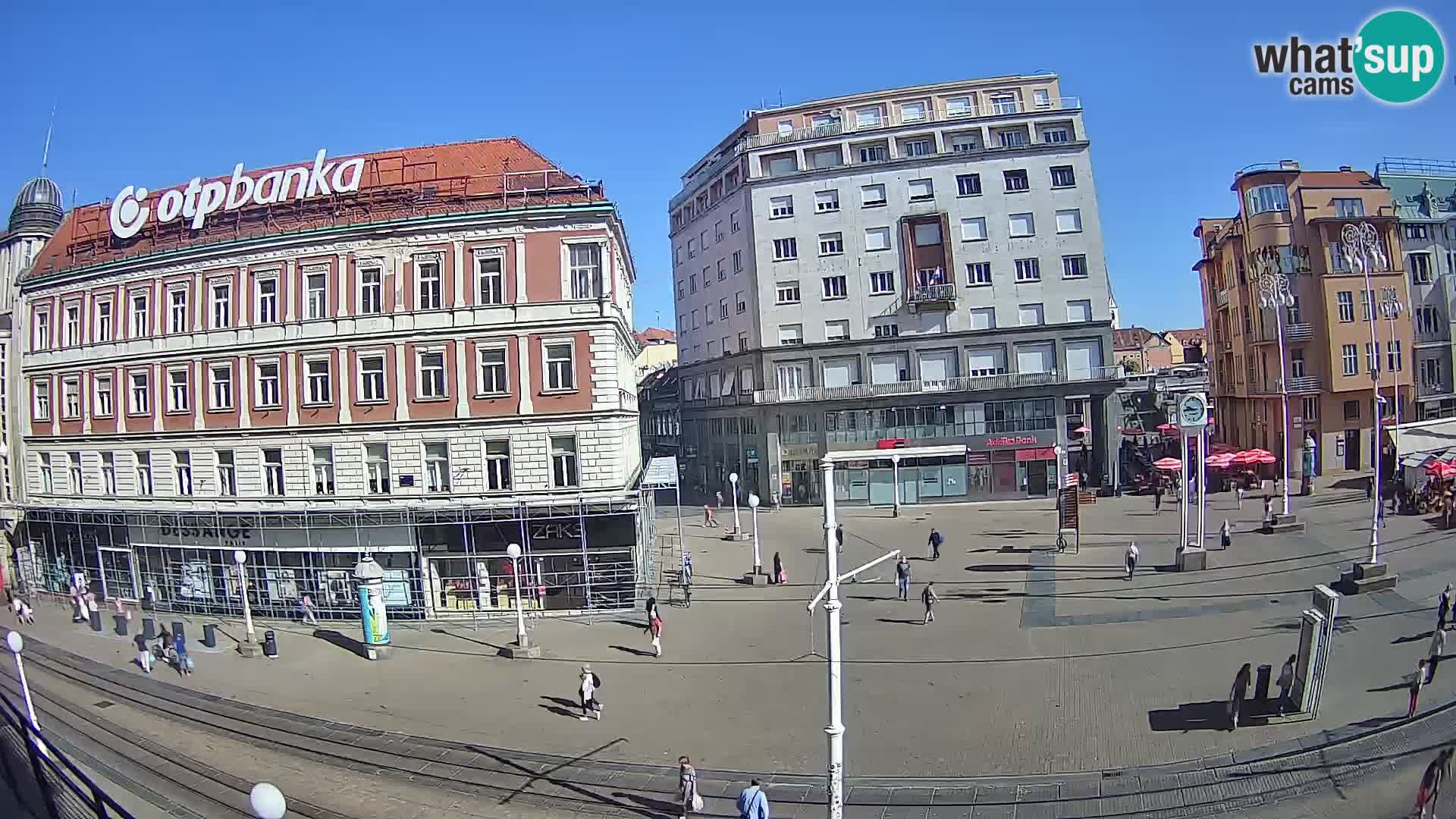 Live Cam Zagreb Ban Jelačić place | Croatie