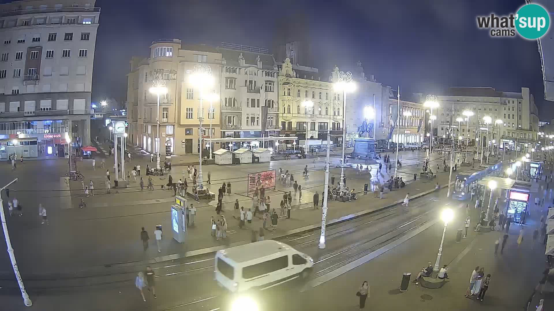 Webcam Zagabria Ban Jelacic piazza | Croazia