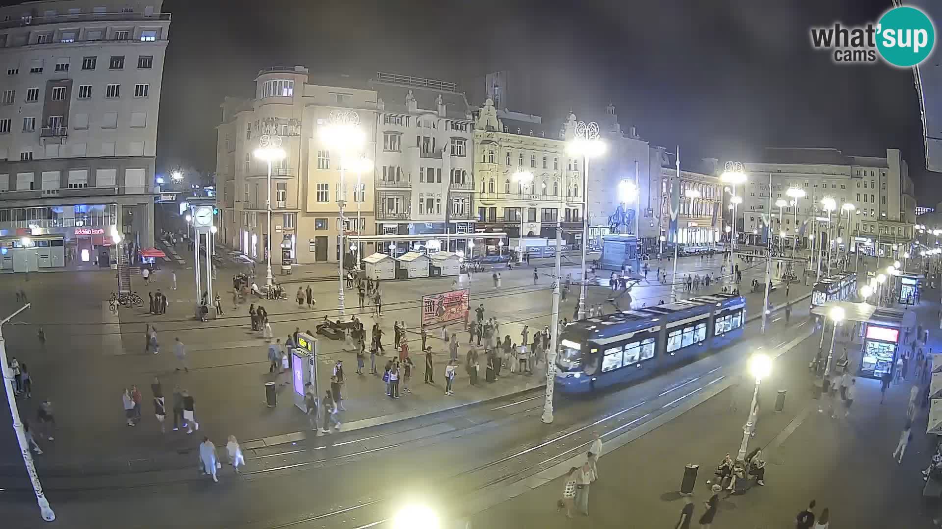 Webcam Zagreb Bana Jelačića square | Croatia
