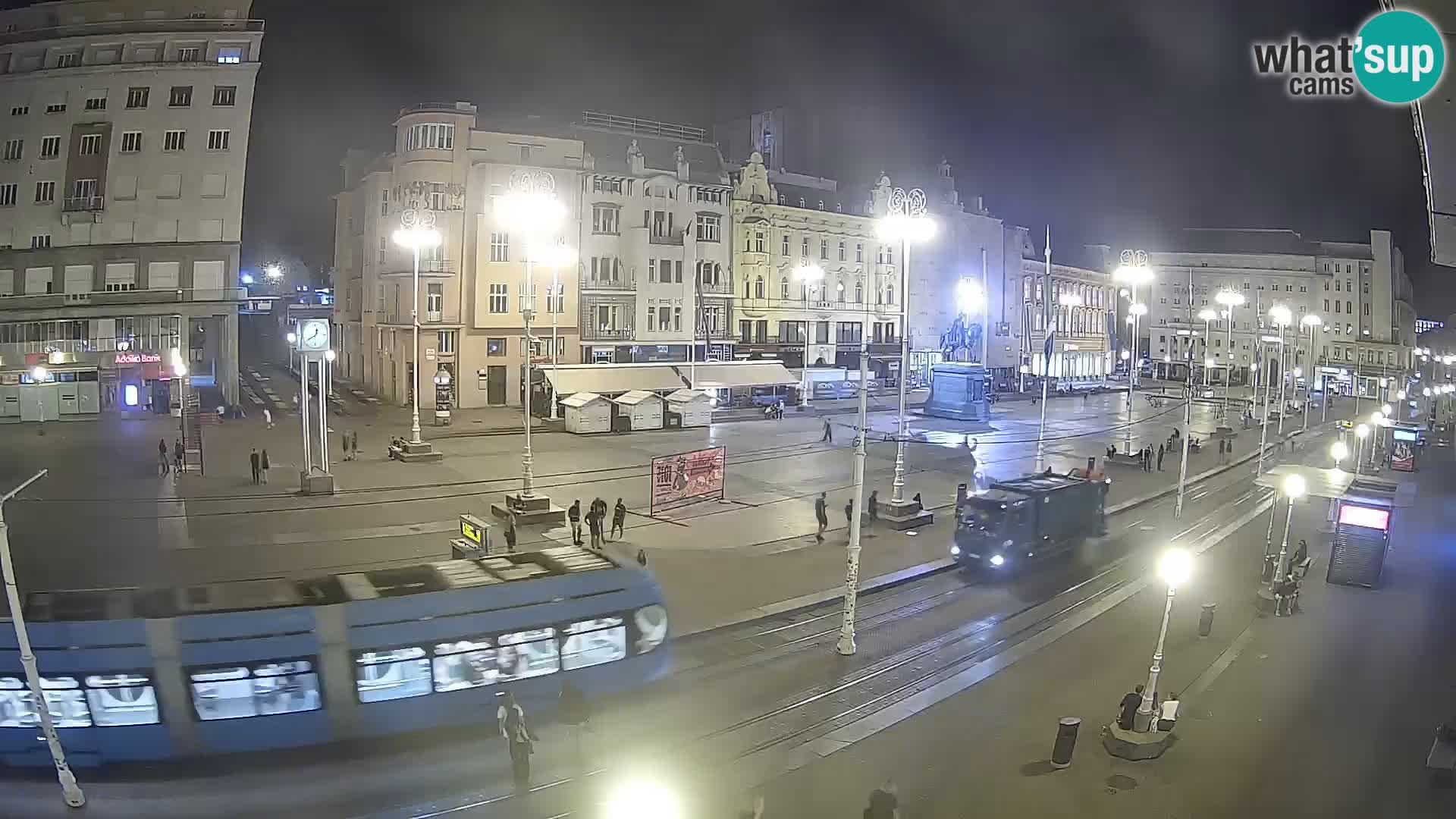 Webcam Zagreb Bana Jelačića square | Croatia