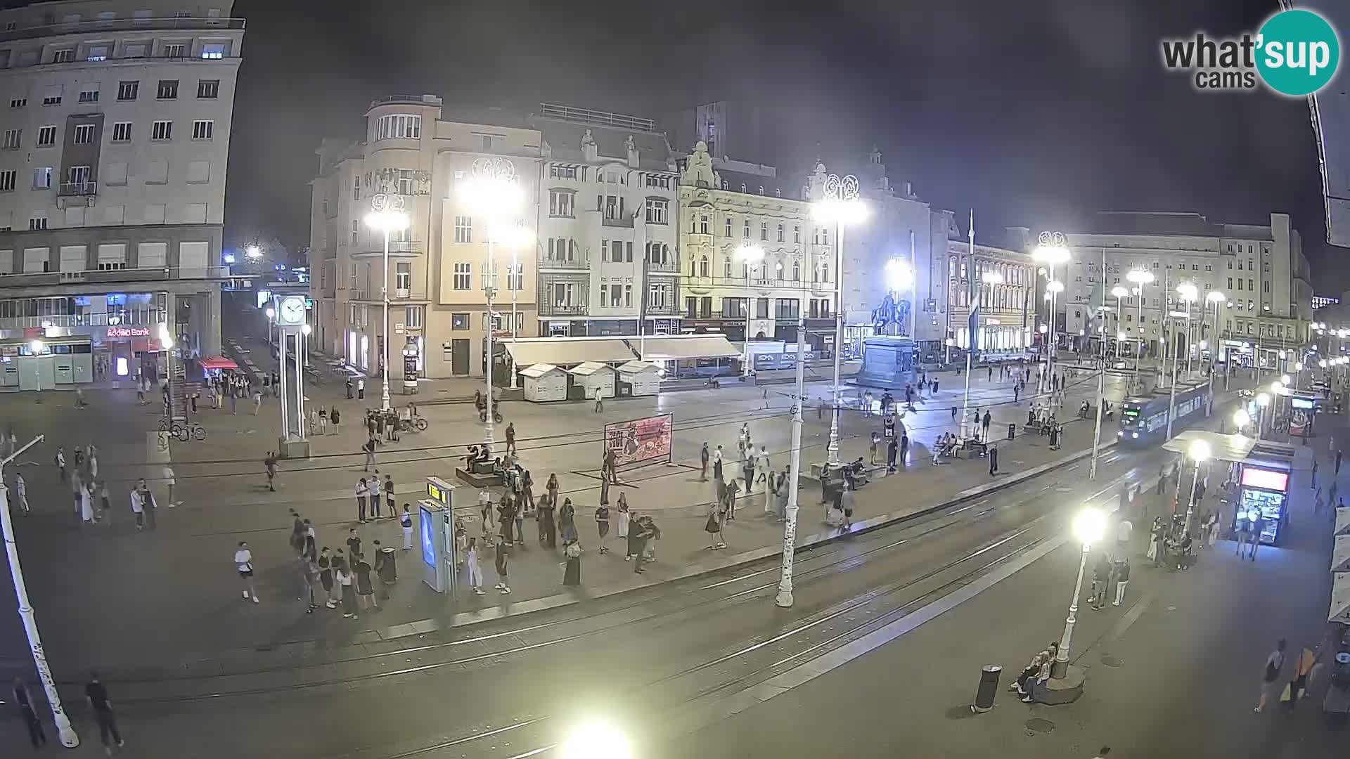 Webcam Zagreb Bana Jelačića square | Croatia