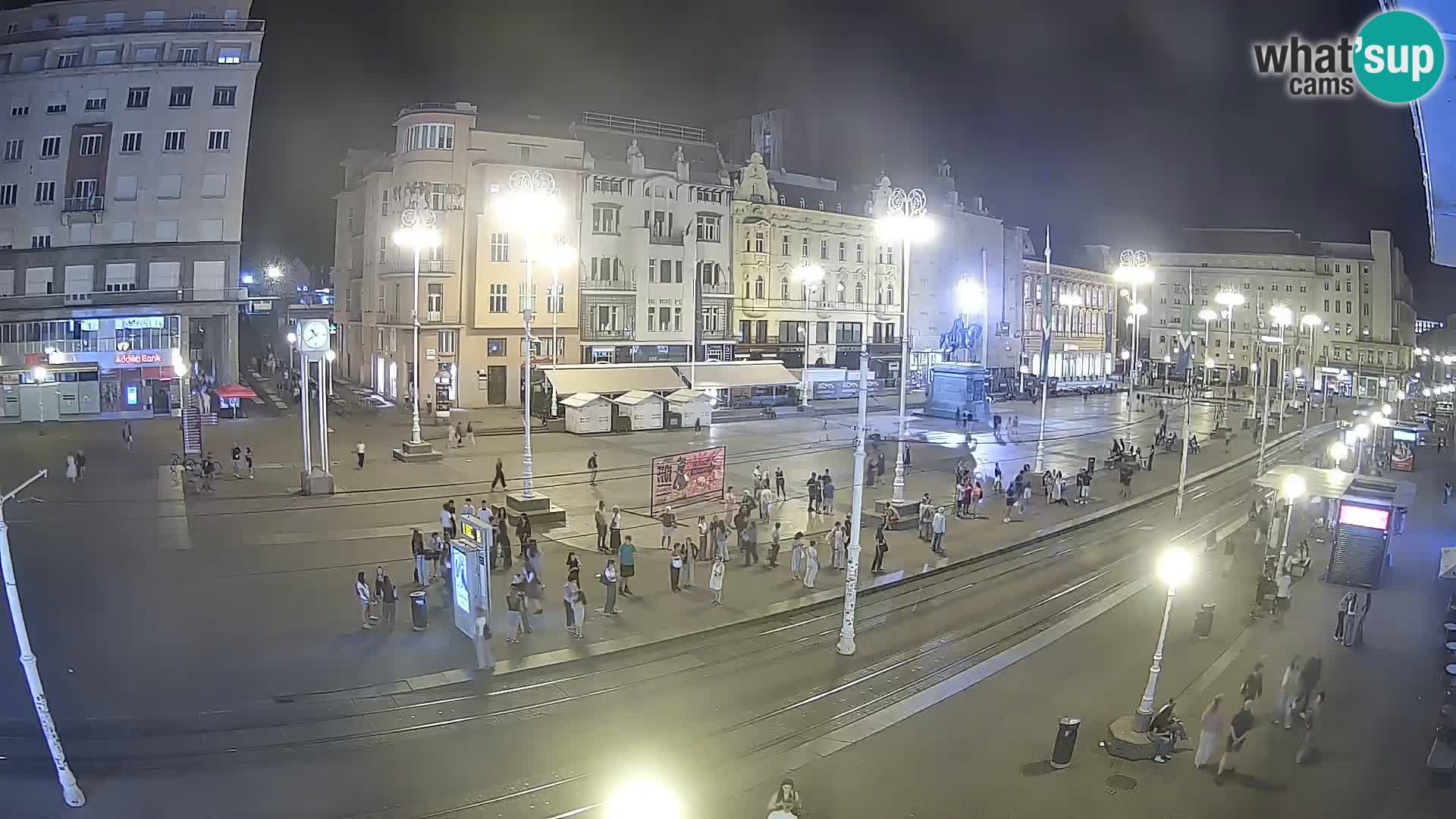 Live Cam Zagreb Ban Jelačić place | Croatie
