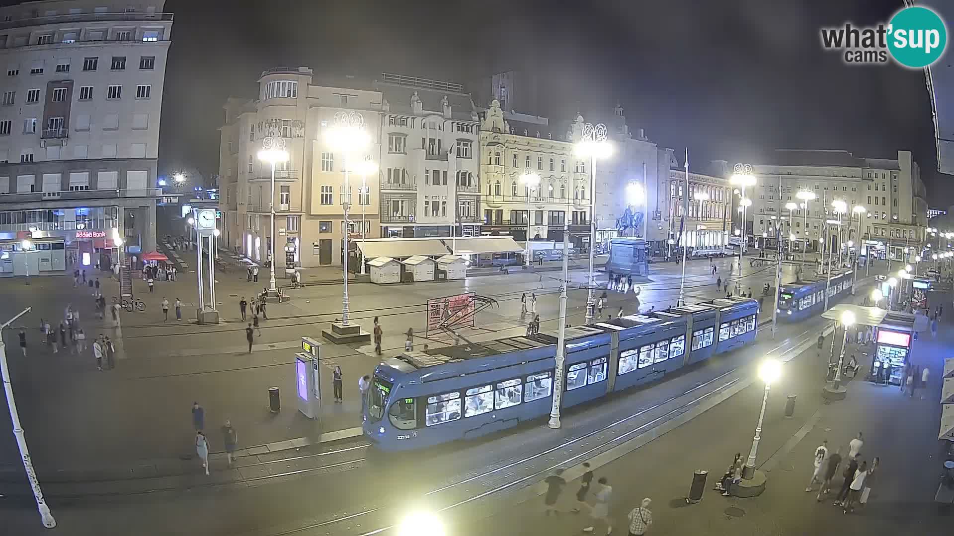 Webcam Zagreb Bana Jelačića square | Croatia