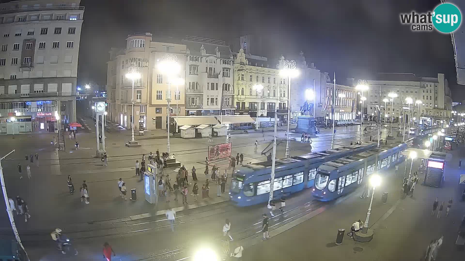 Webcam Zagreb Bana Jelačića square | Croatia