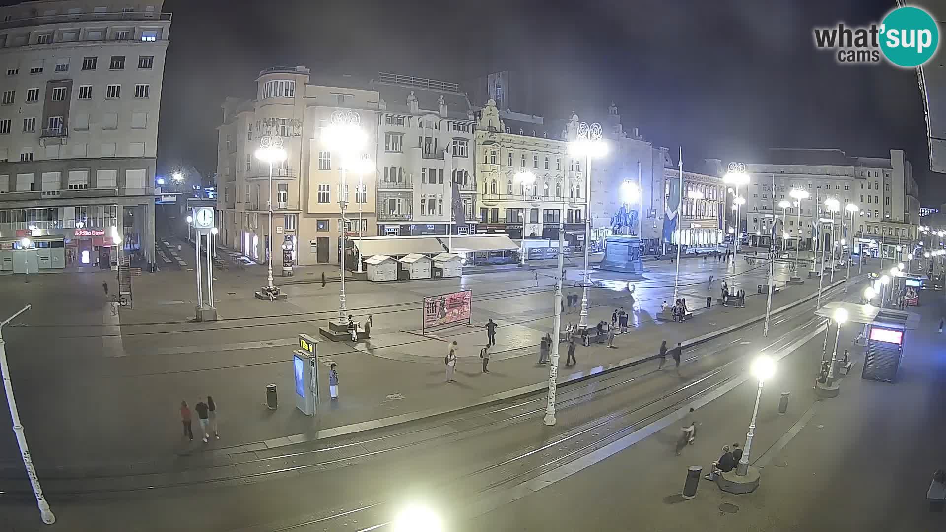 Live Cam Zagreb Ban Jelačić place | Croatie