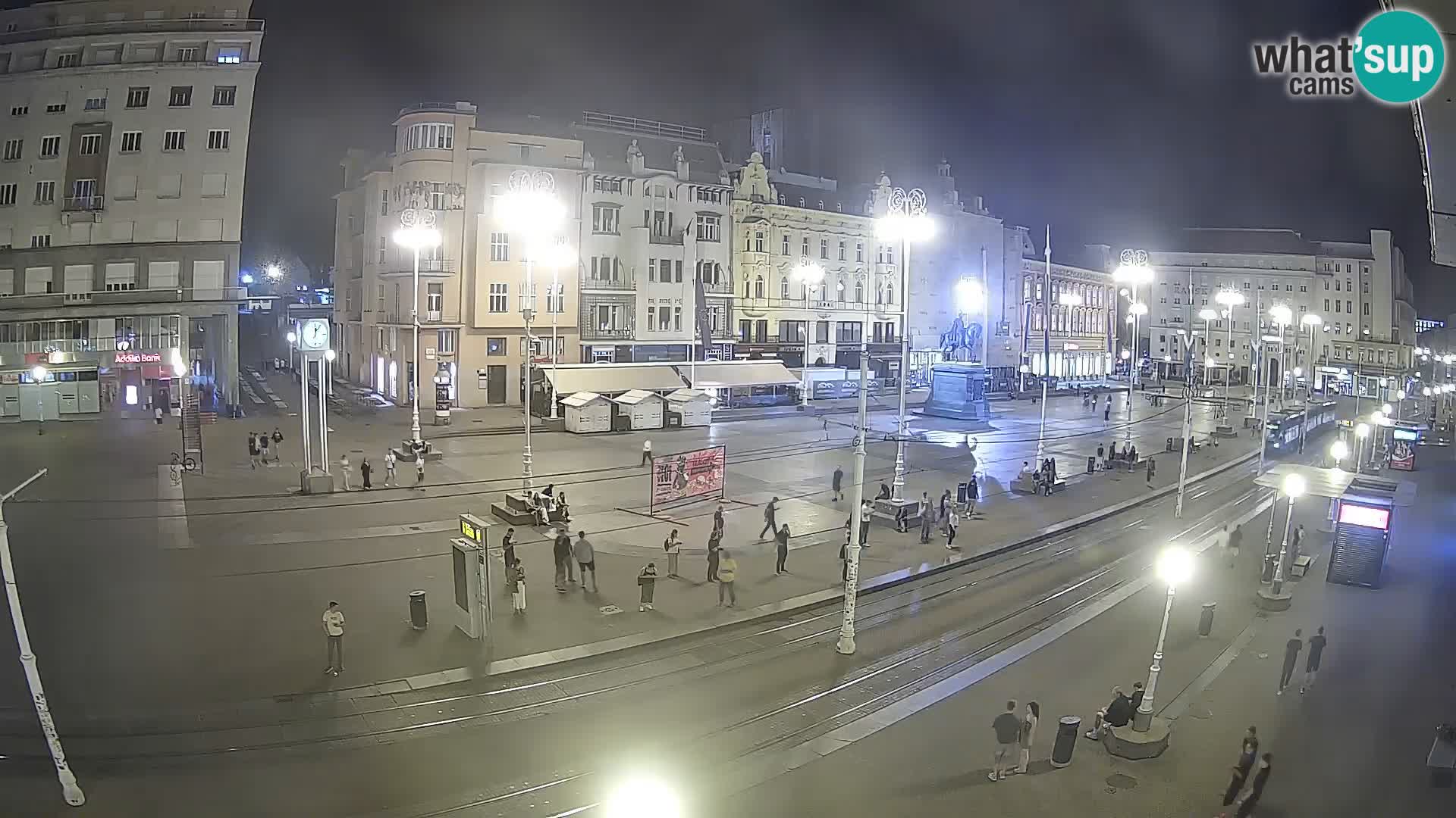 Live Cam Zagreb Ban Jelačić place | Croatie