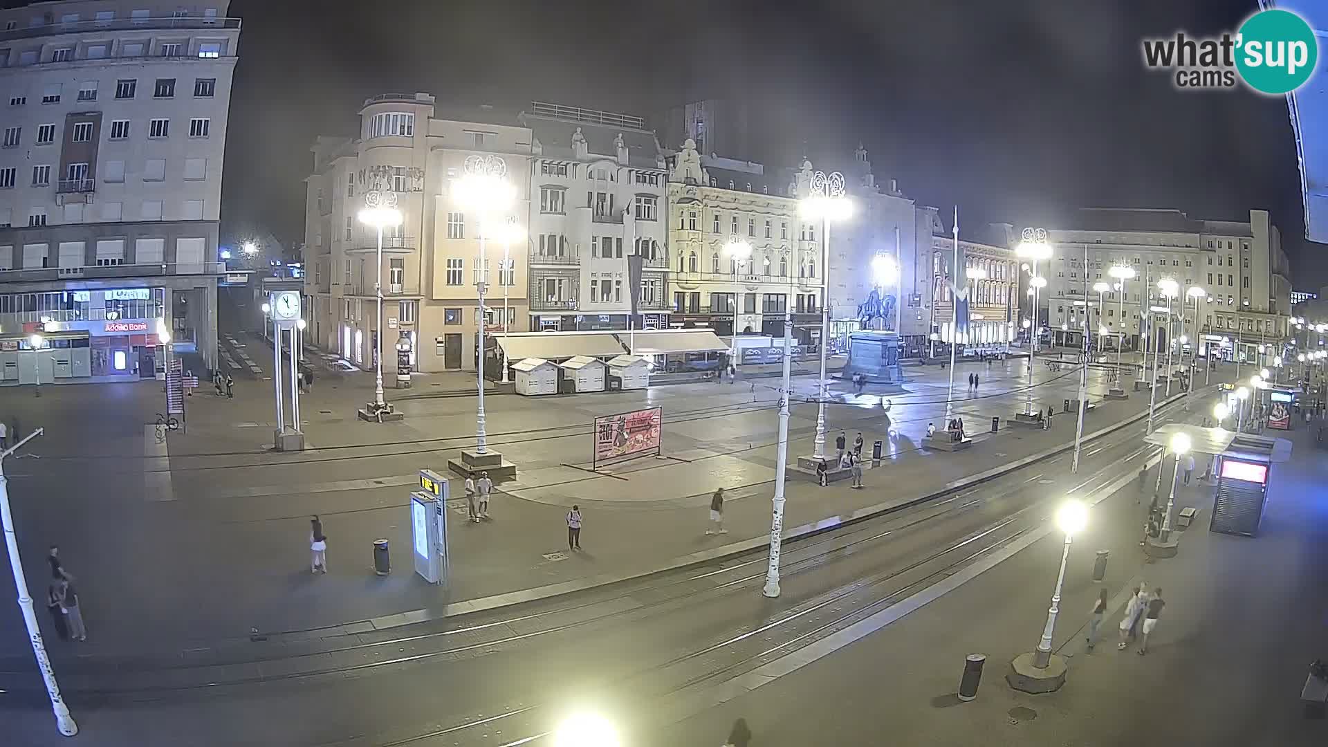 Webcam Zagreb Bana Jelačića square | Croatia