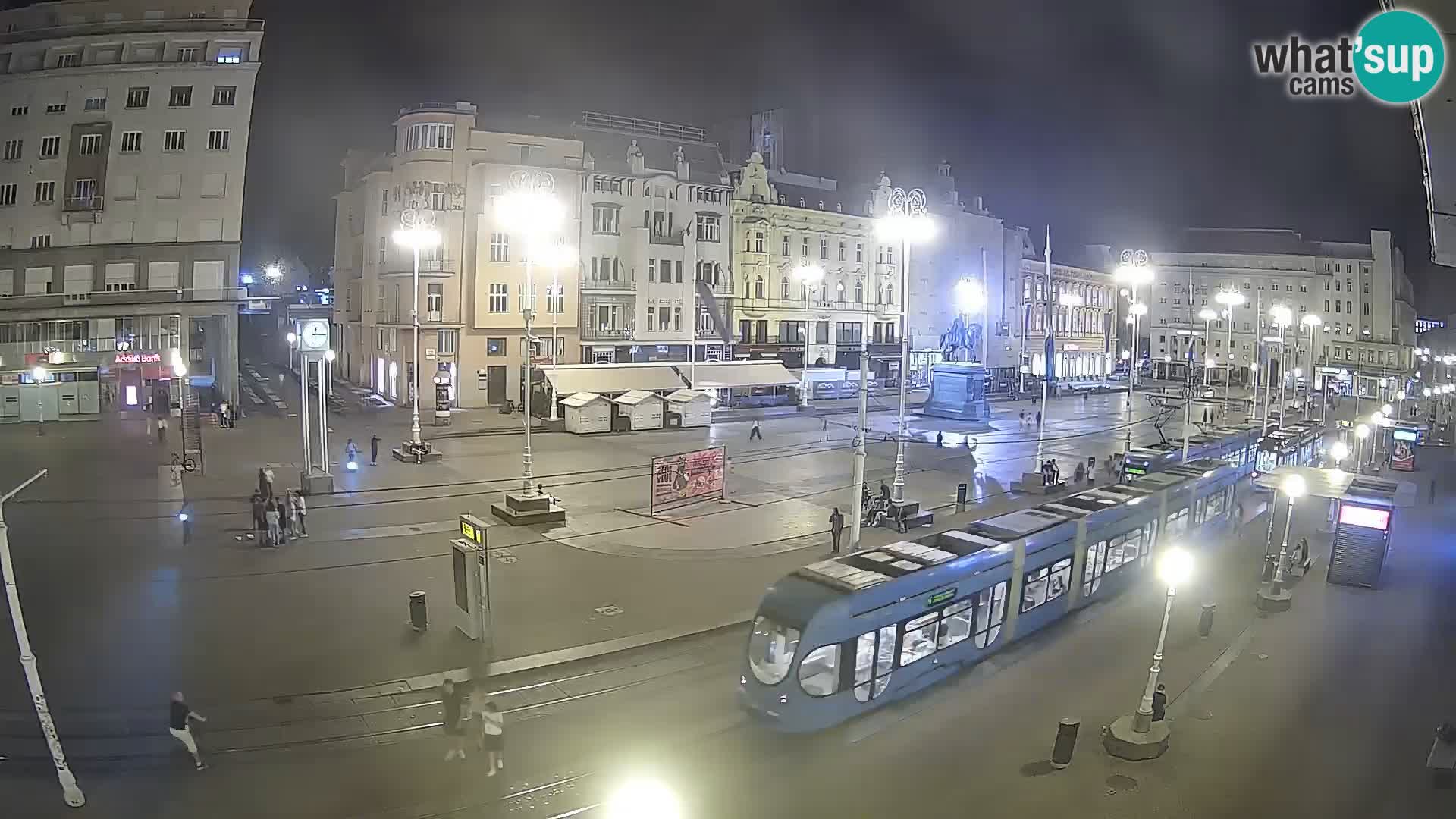 Live Cam Zagreb Ban Jelačić place | Croatie