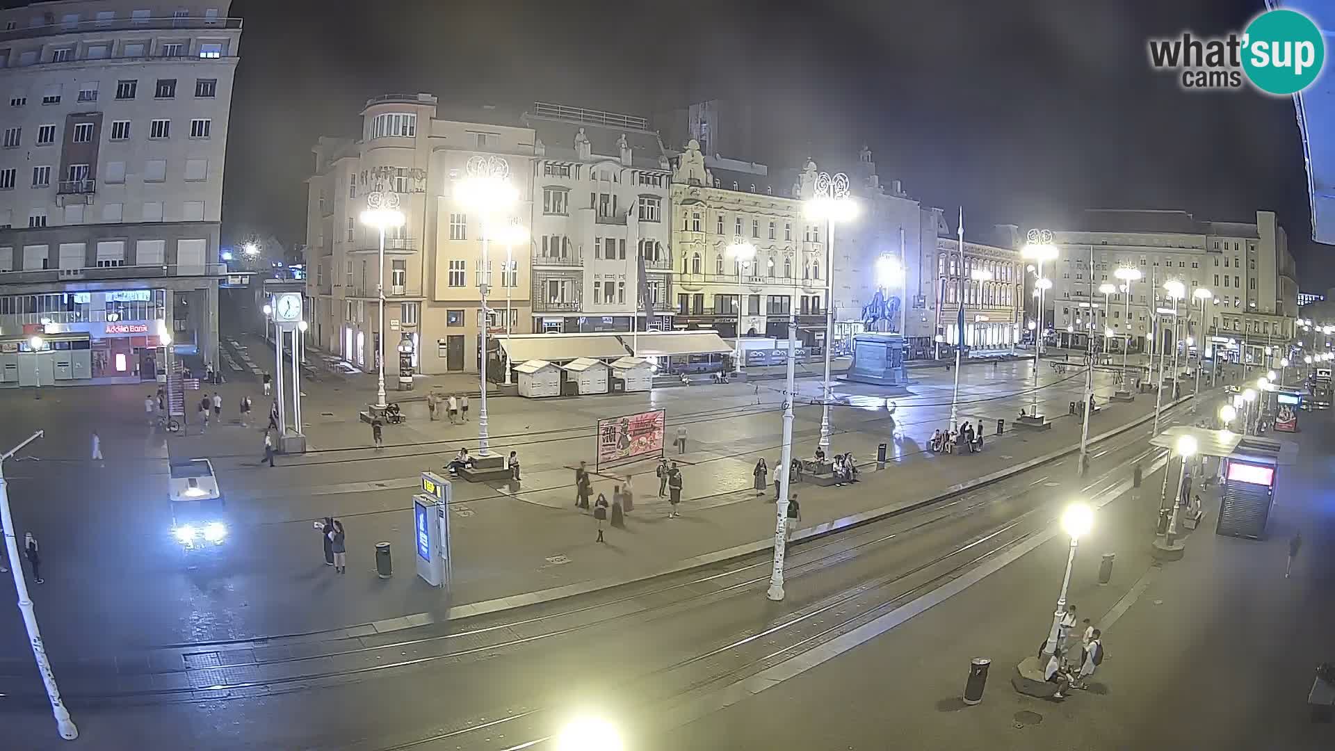 Webcam Zagabria Ban Jelacic piazza | Croazia