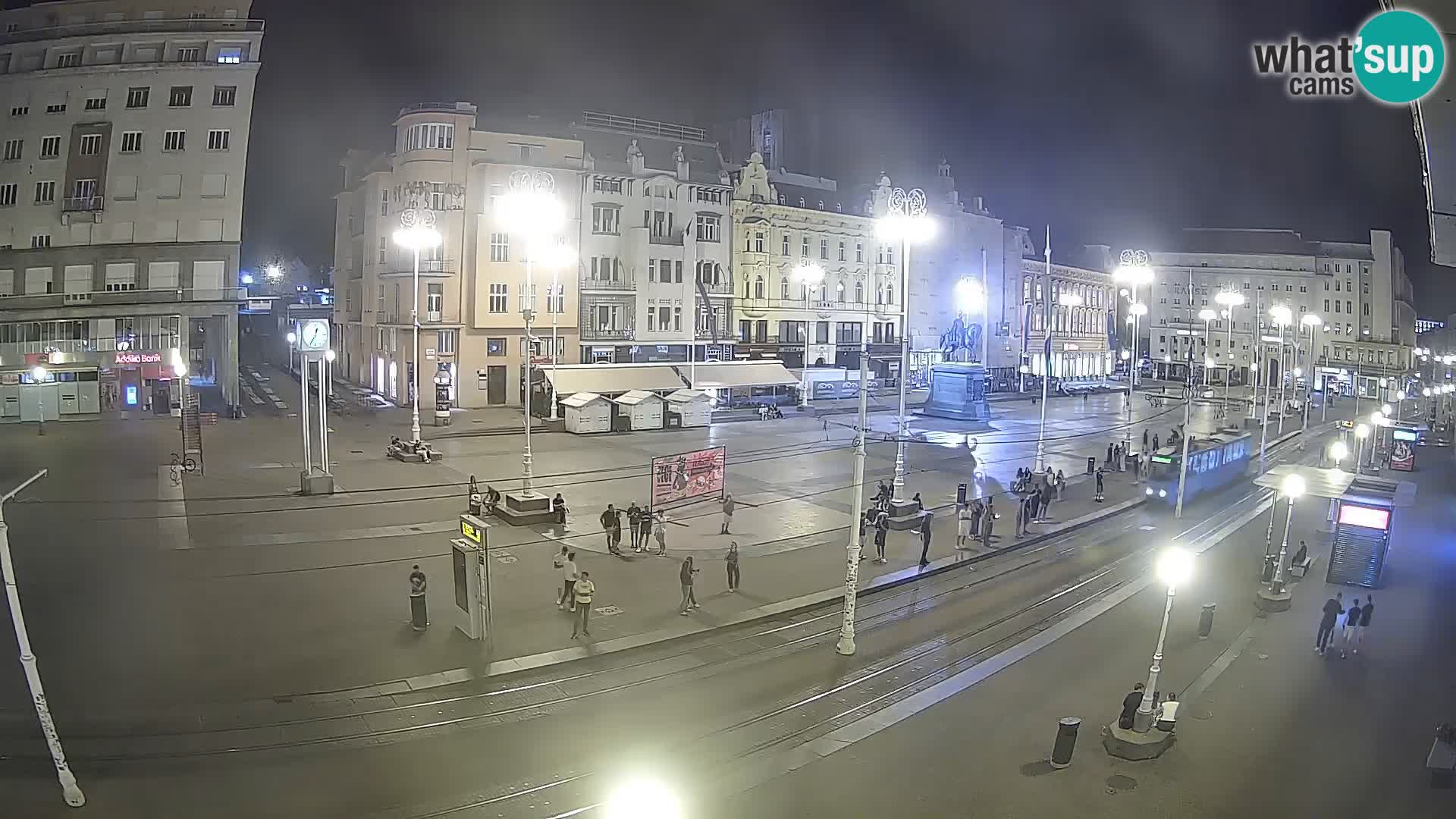 Webcam Zagreb Bana Jelačića square | Croatia