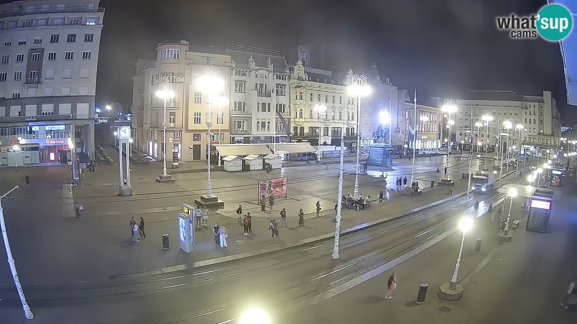 Live Cam Zagreb Ban Jelačić place | Croatie