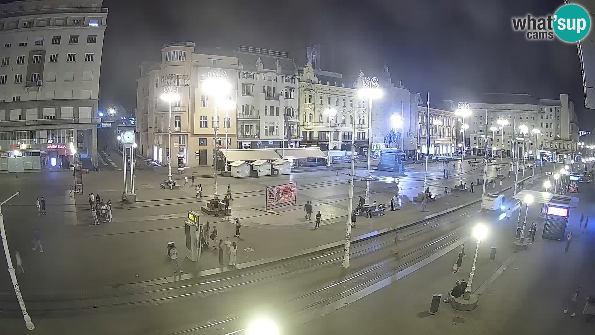 Webcam Zagreb Bana Jelačića square | Croatia