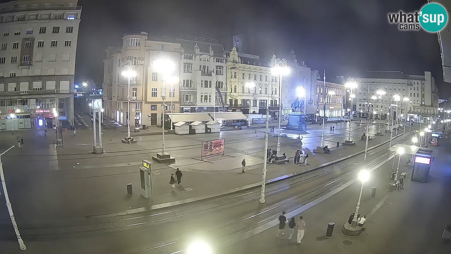 Webcam Zagreb Bana Jelačića square | Croatia
