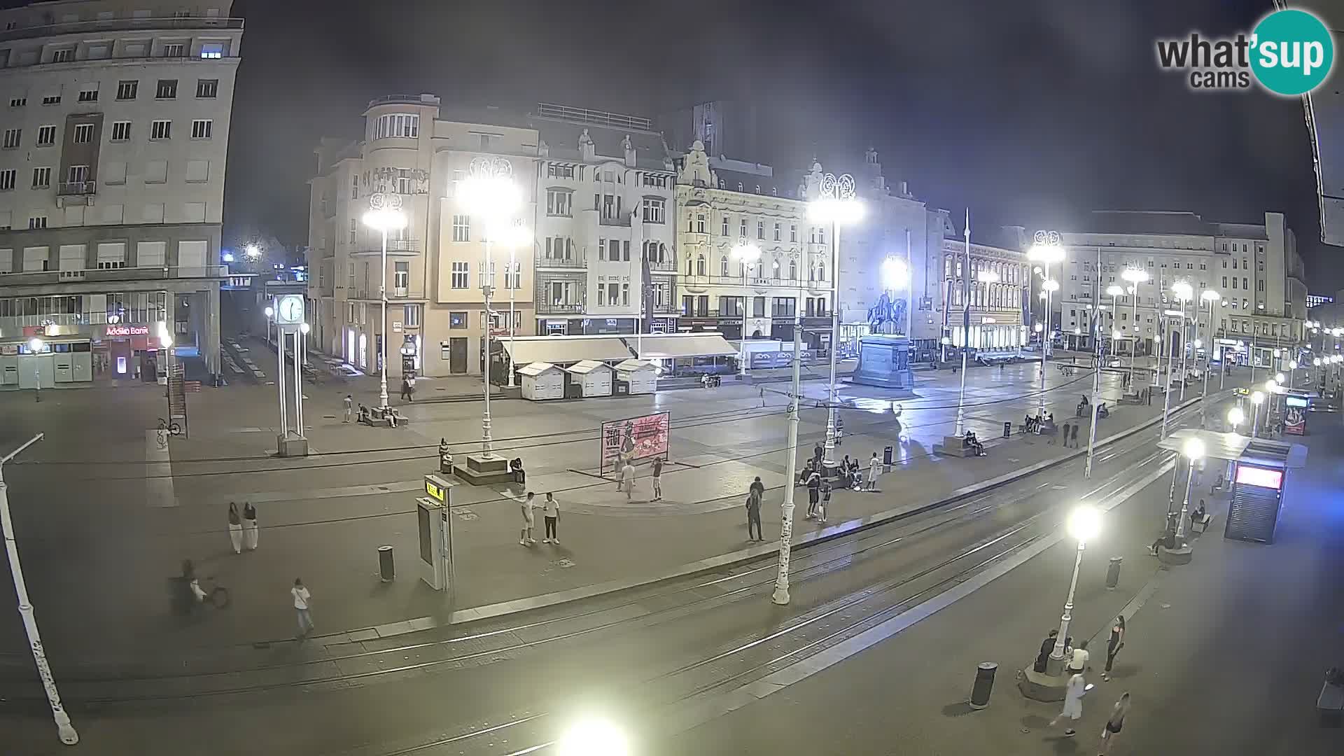 Live Cam Zagreb Ban Jelačić place | Croatie