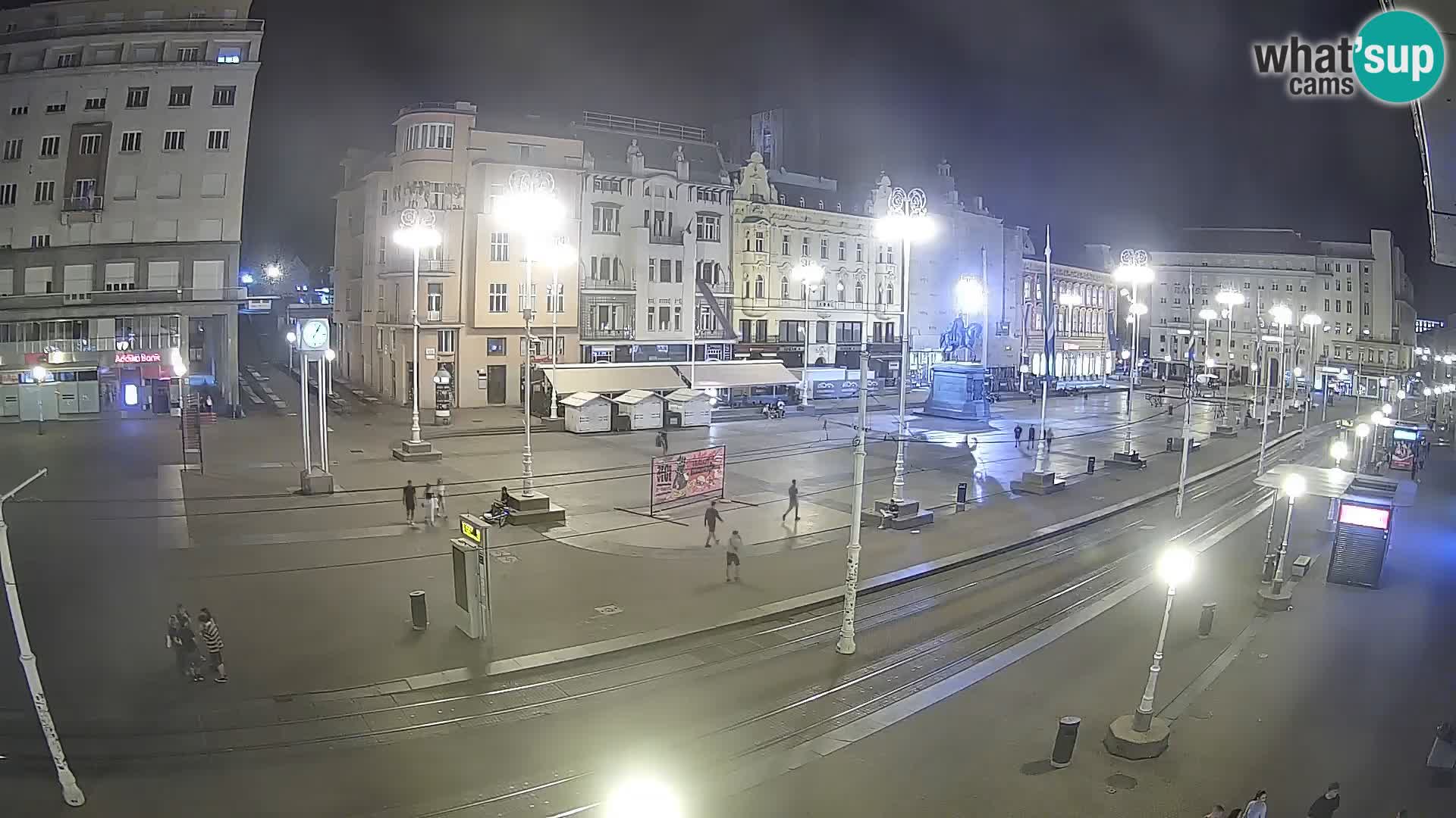 Webcam Zagreb Bana Jelačića square | Croatia