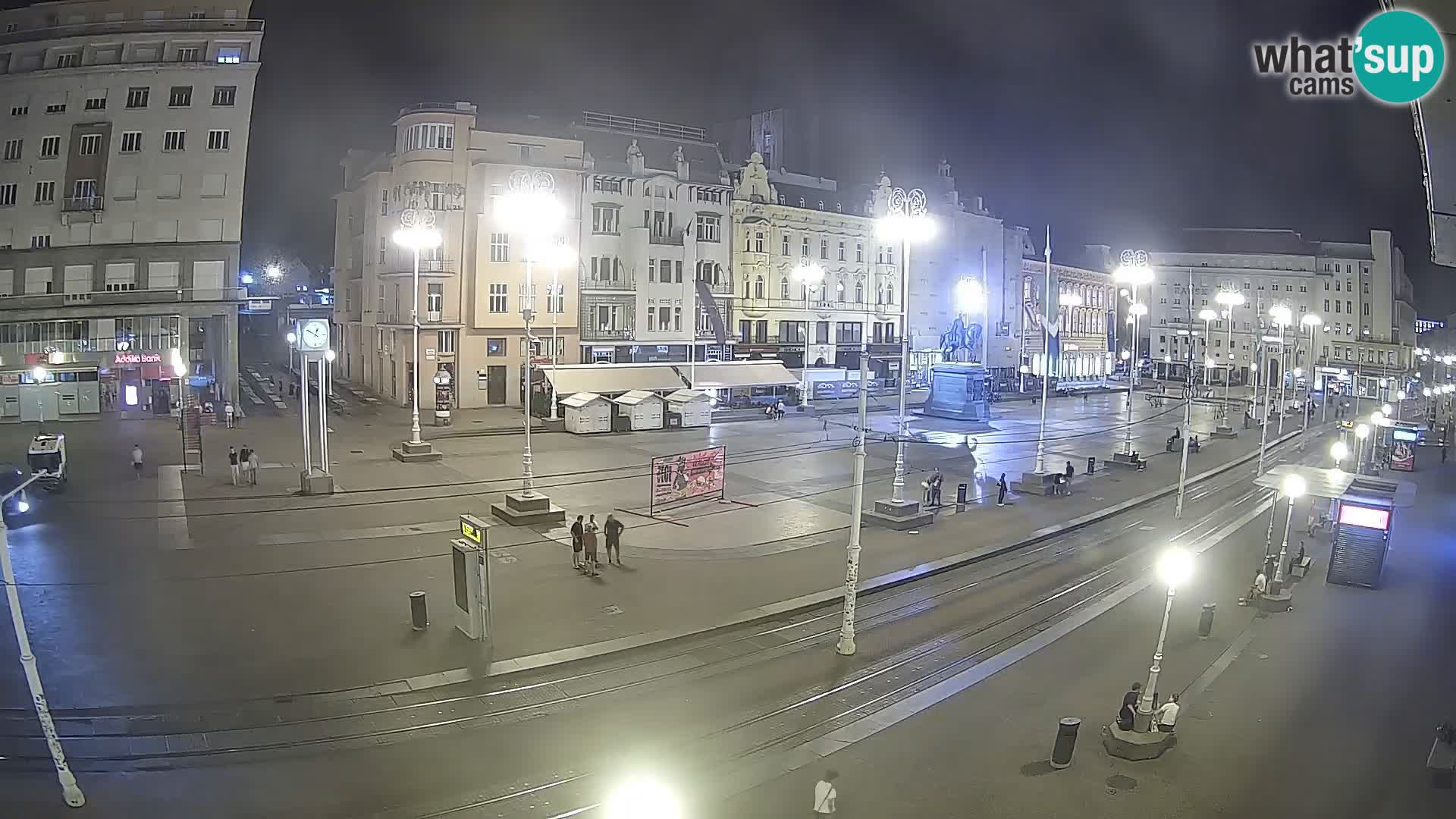 Webcam Zagabria Ban Jelacic piazza | Croazia