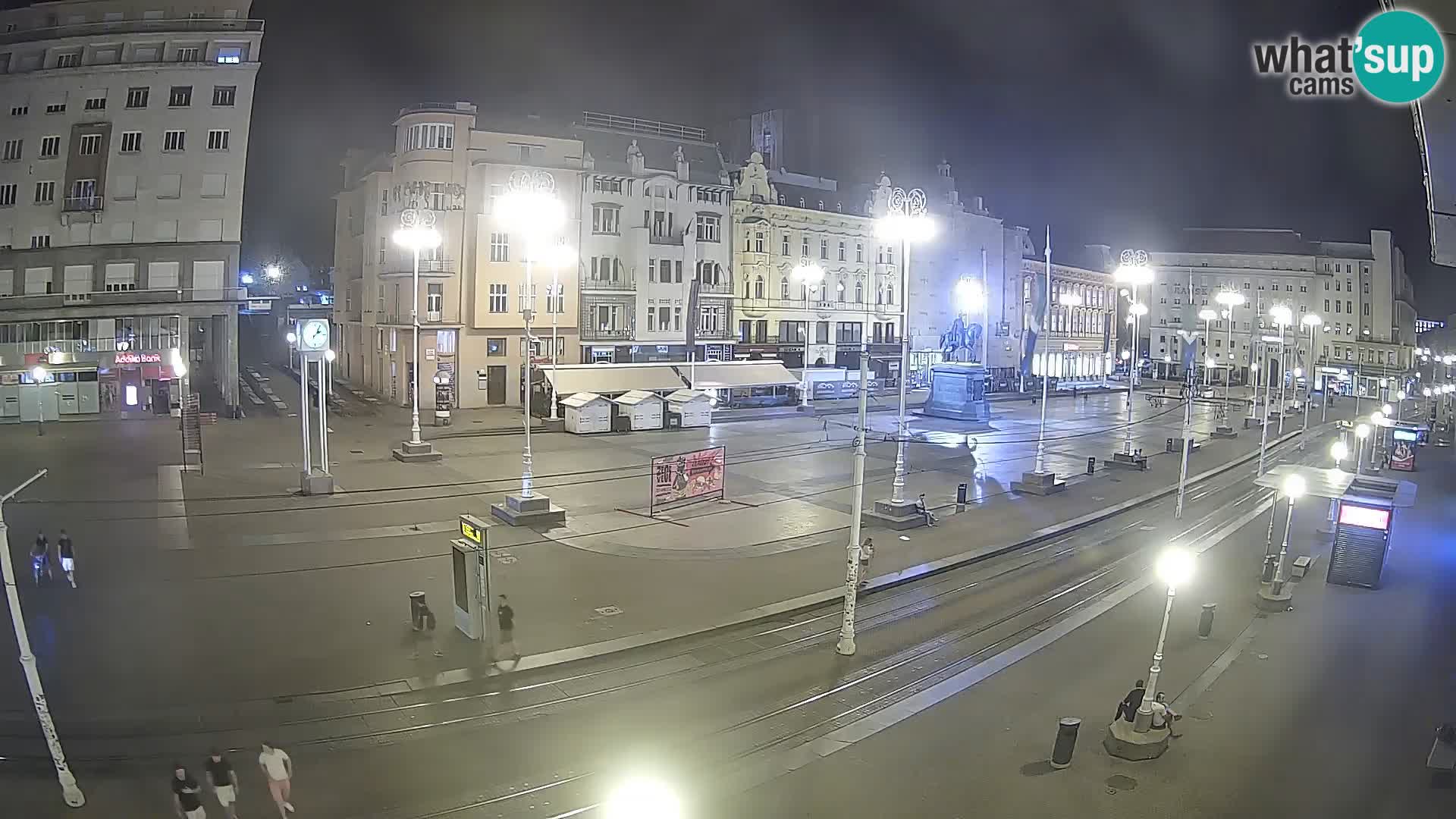 Live Cam Zagreb Ban Jelačić place | Croatie