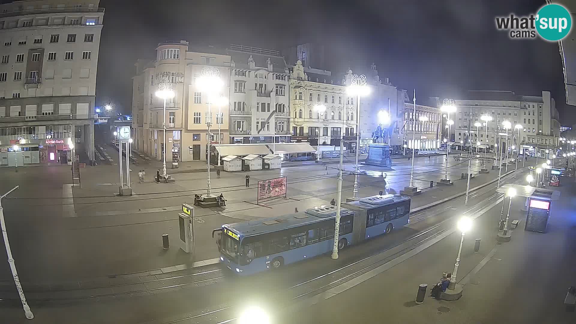 Webcam Zagreb Bana Jelačića square | Croatia