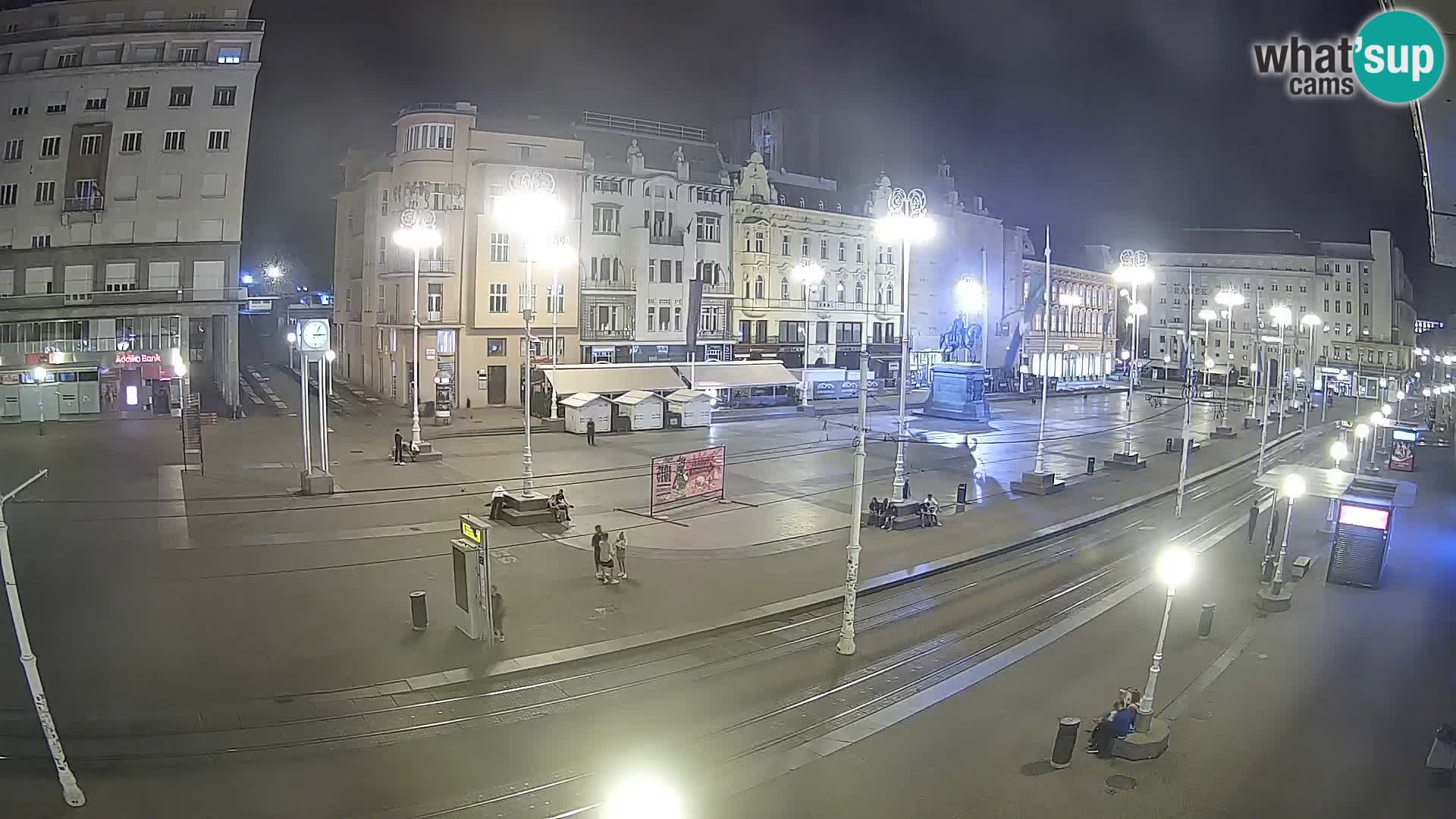 Zagreb webcam Ban Jelacica Platz | Kroatien