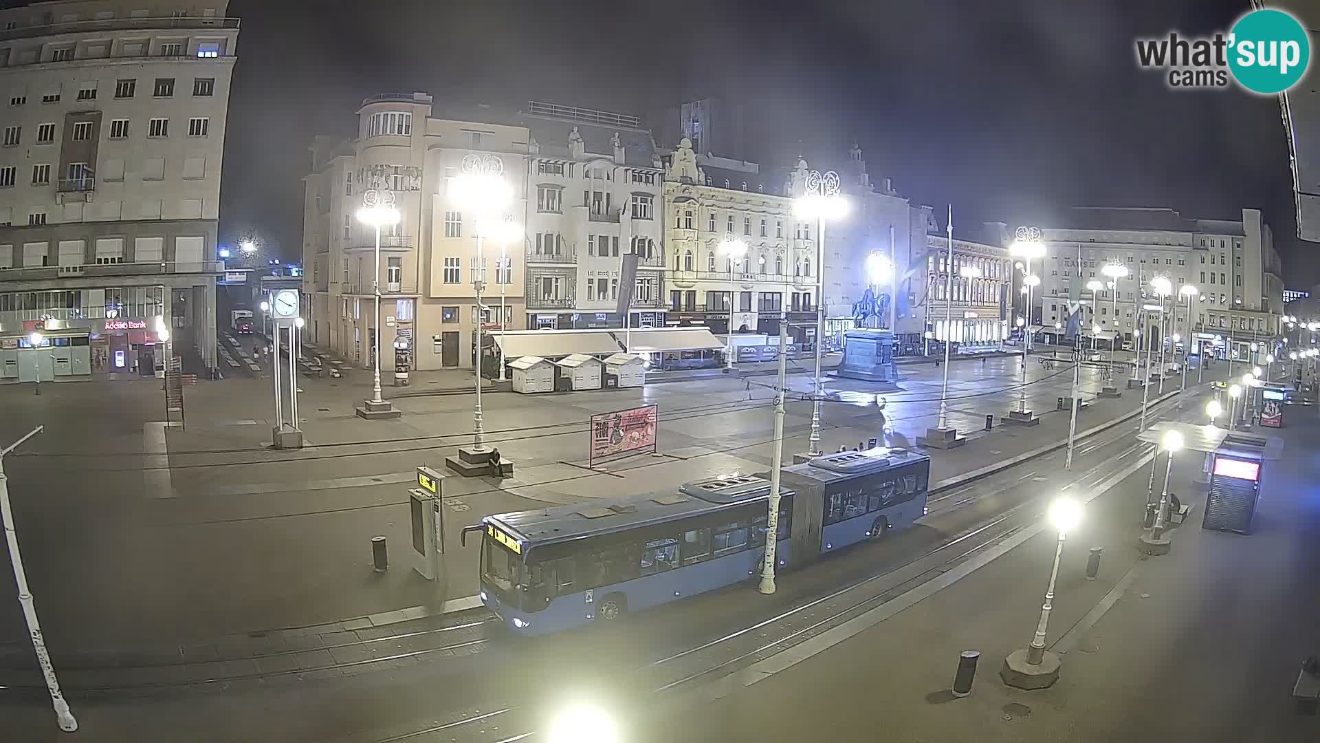 Webcam Zagreb Bana Jelačića square | Croatia