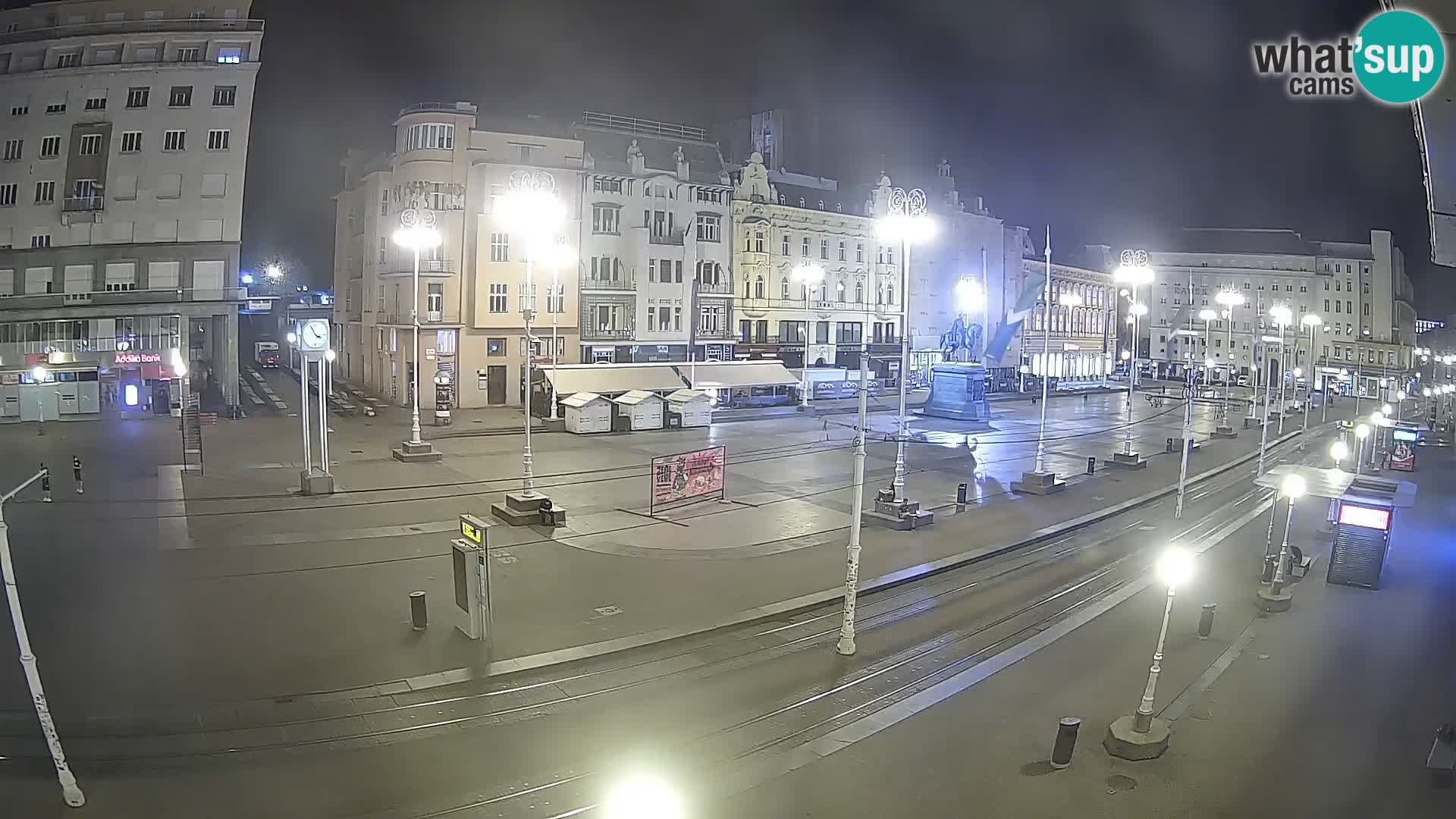 Webcam Zagabria Ban Jelacic piazza | Croazia