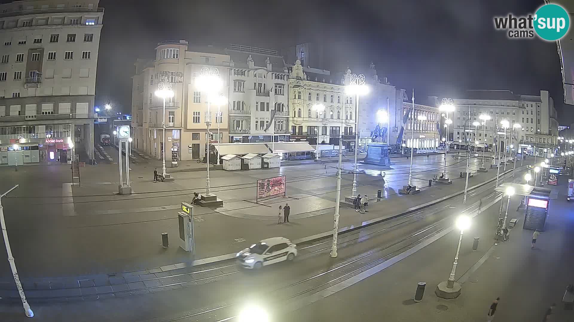 Webcam Zagabria Ban Jelacic piazza | Croazia